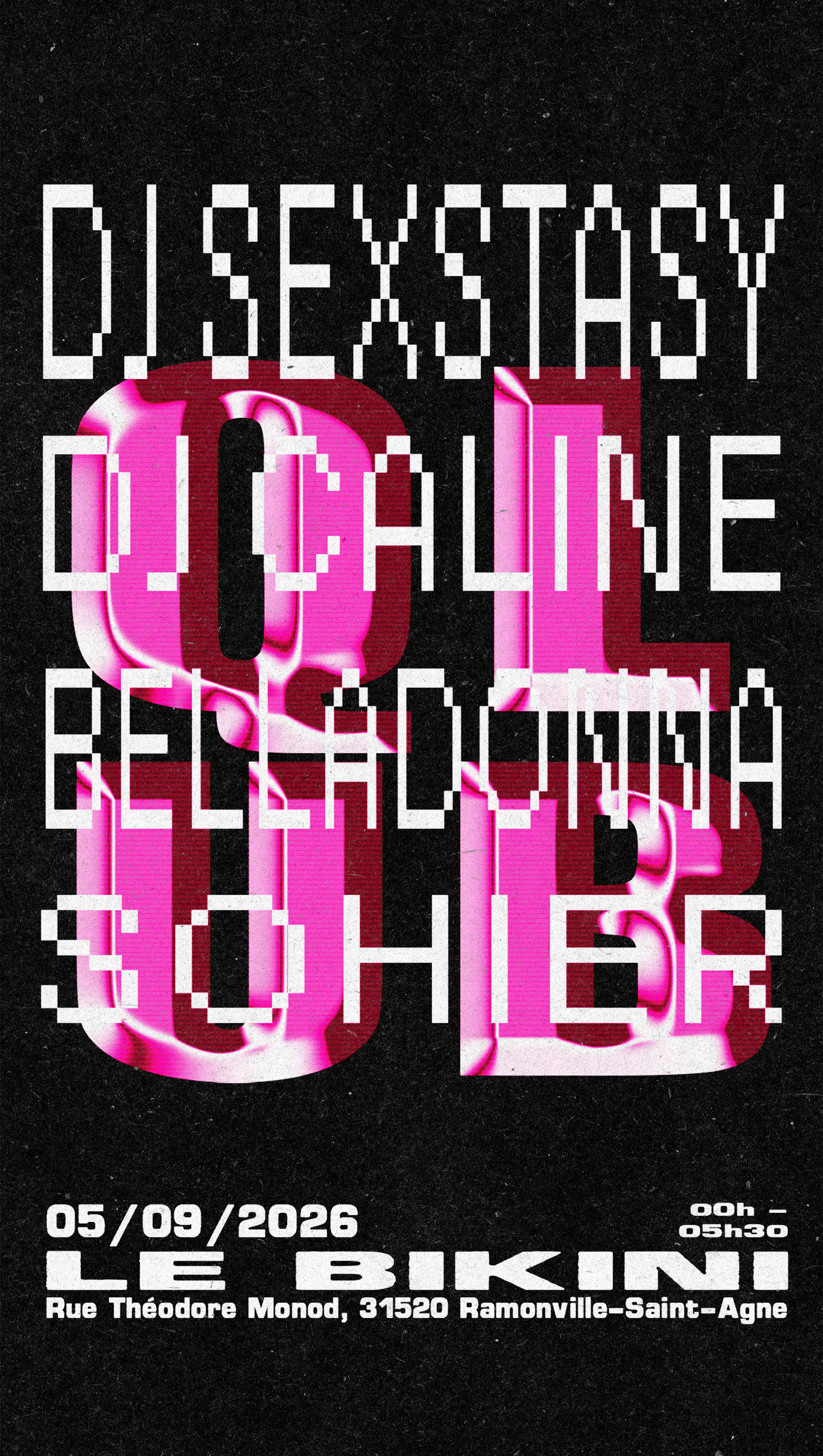 La Qlub: Dj Sexstasy + DL Caline + Sohier + Belladonna