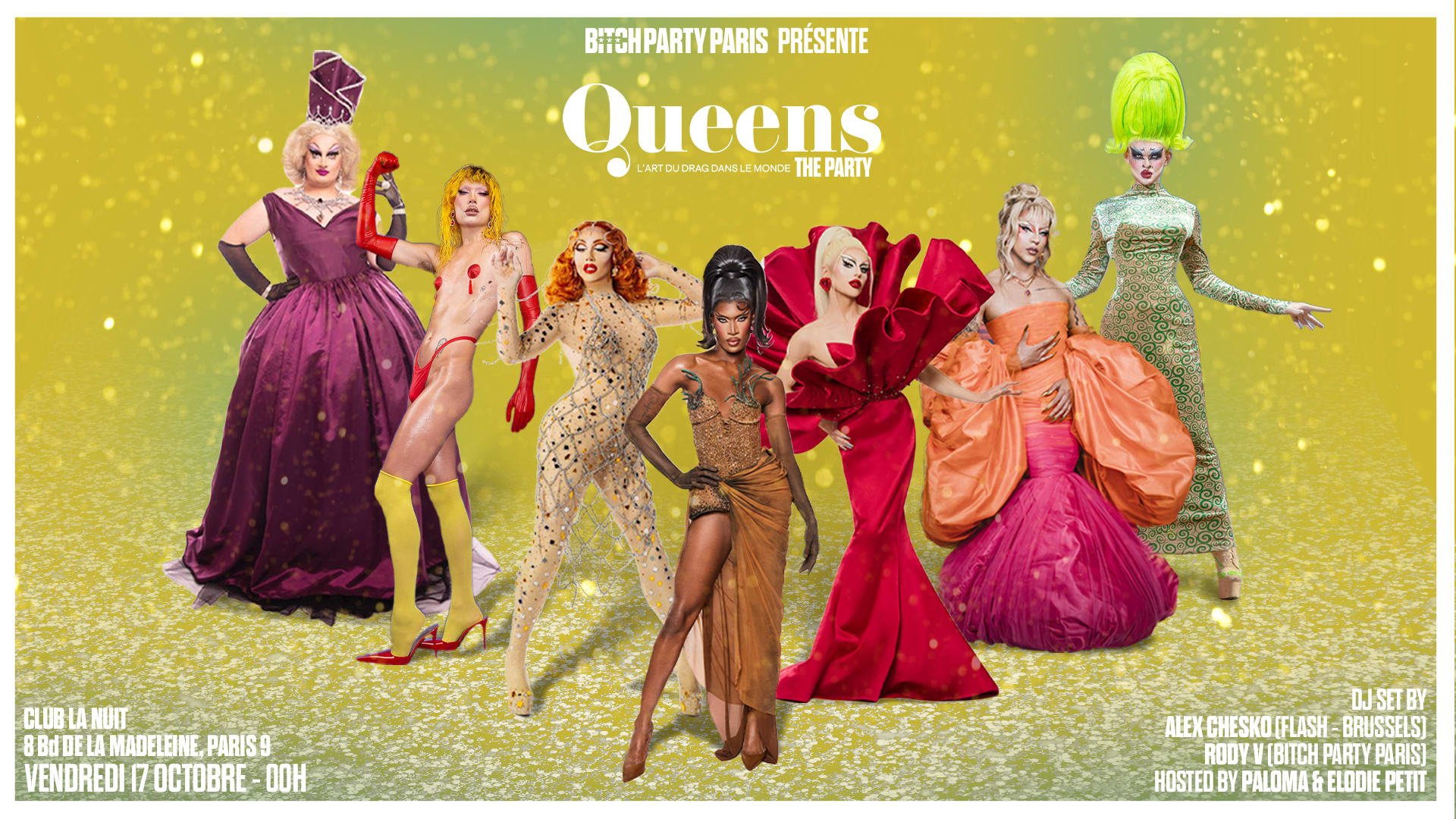 Queens By Bitch Party Paris X Flash Brussels