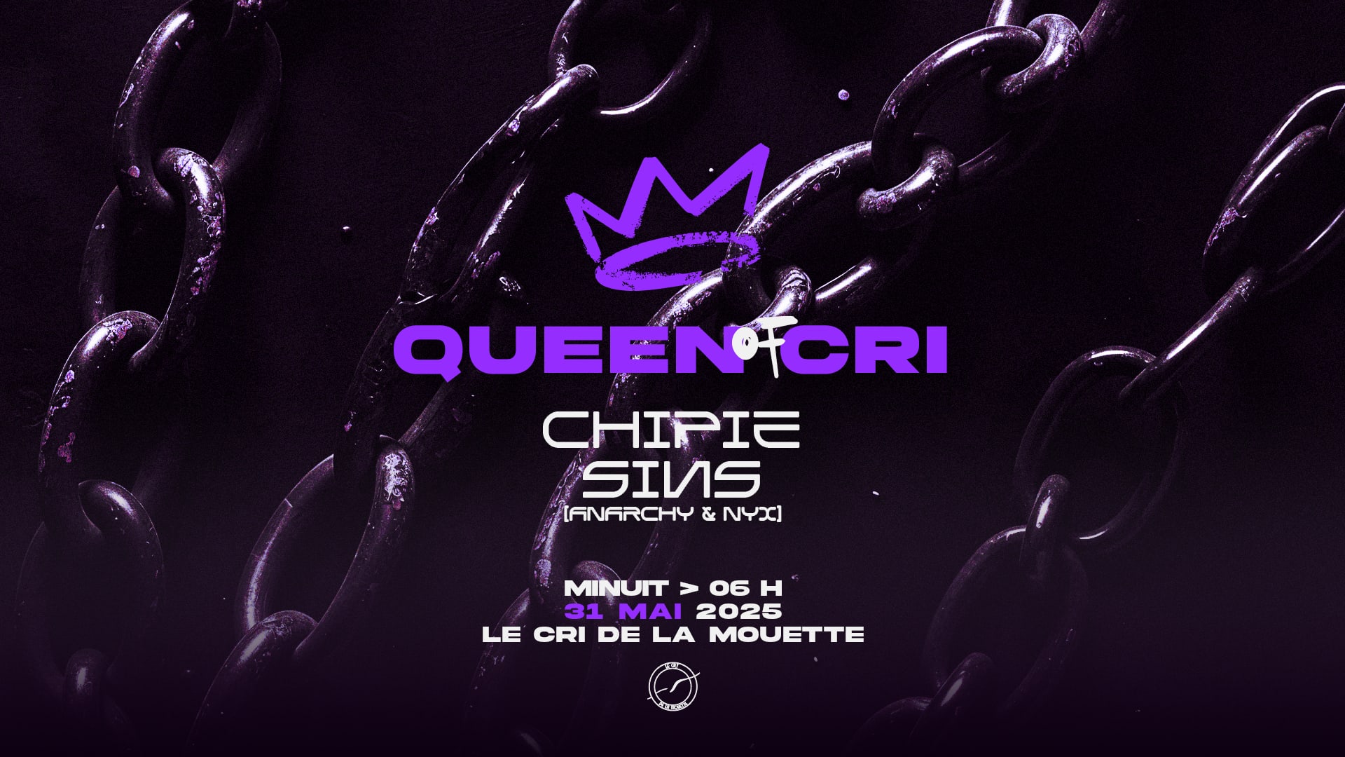 Queen Of Cri : Chipie & Sins (Techno To Hardcore)