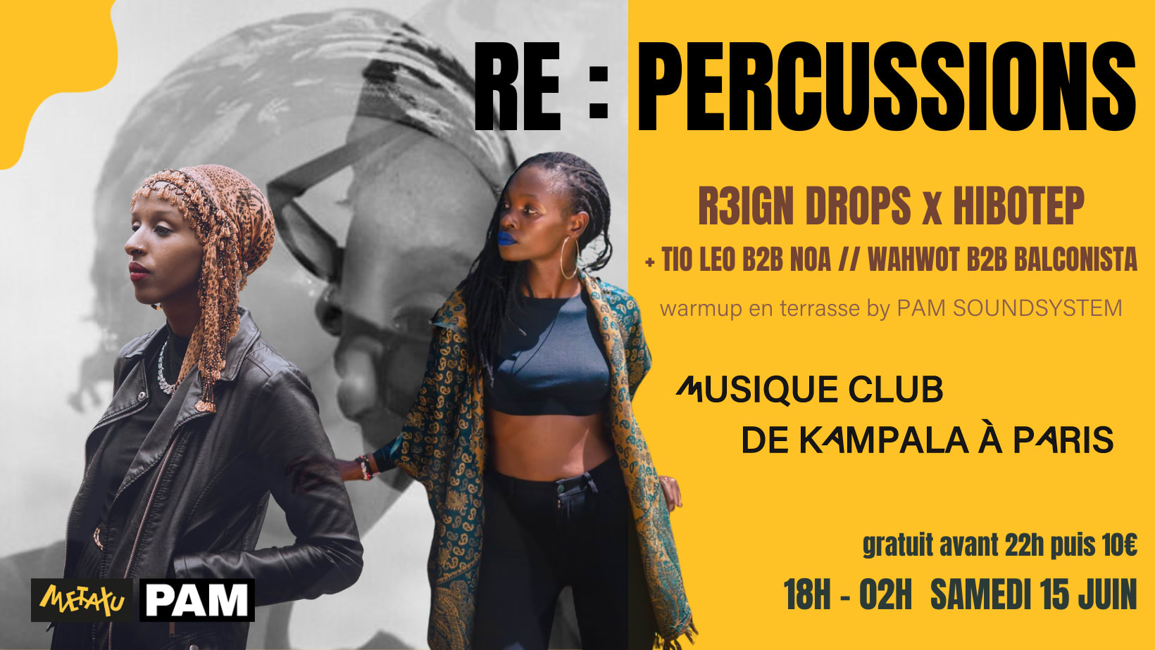 Re : Percussions // Musique Club De Kampala À Paris