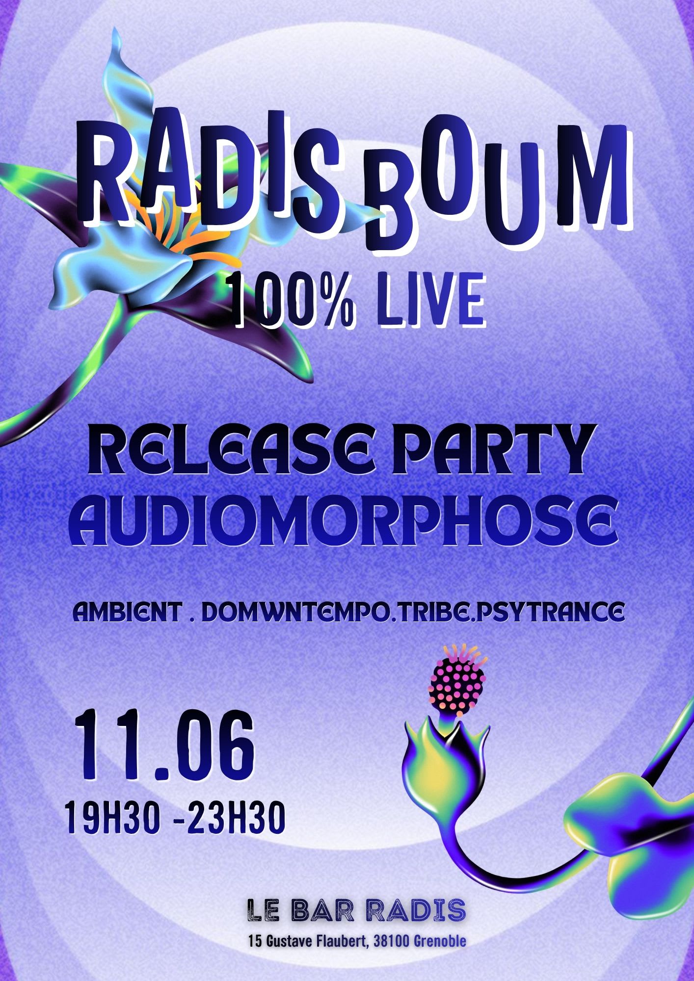Radis Boum 100% Live : Audiomorphose