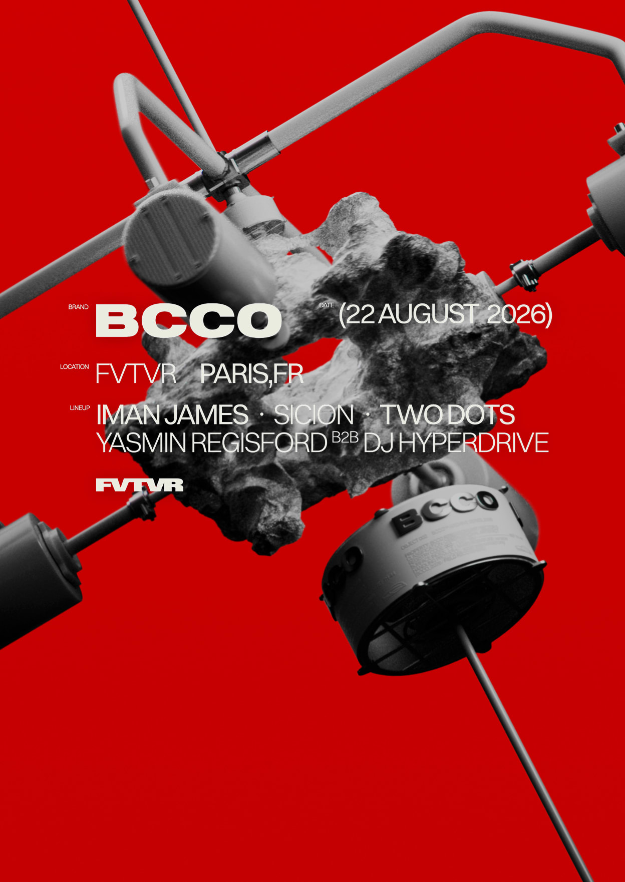 Bcco Berlin: Two Dots, Yasmin Regisford, Dj Hyperdrive &More