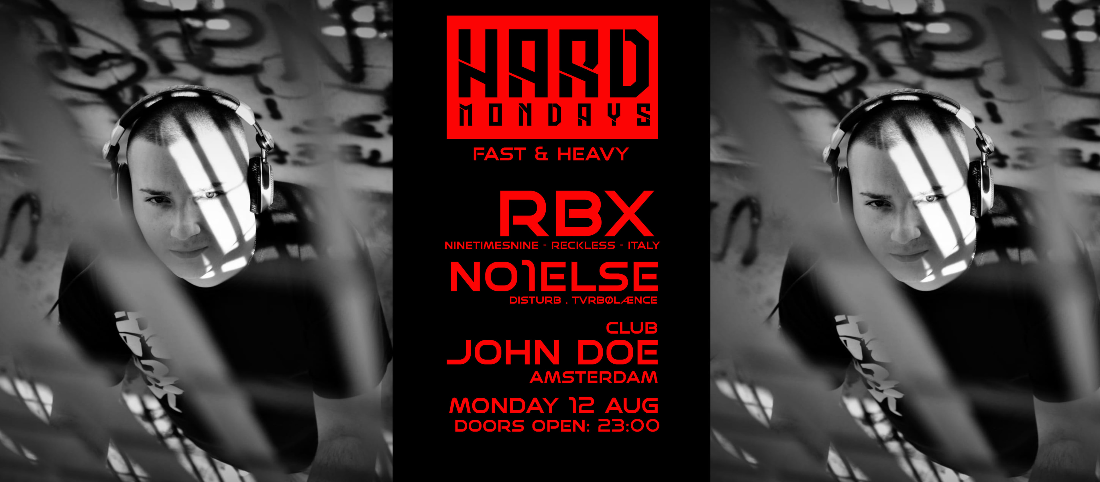 Hard Mondays Amsterdam - Hard Techno W/ Rbx (9x9) Italy