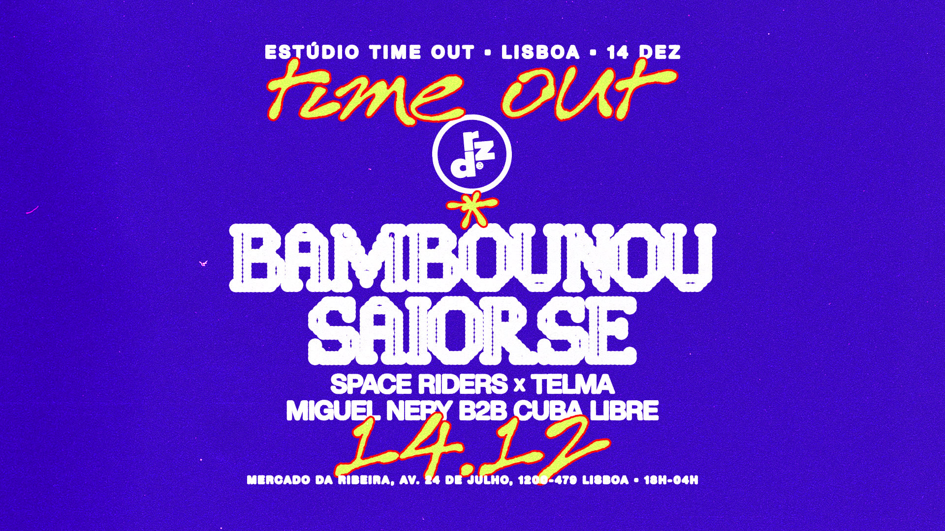 Rdz Presents Bambounou + Saoirse At Estúdio Time Out, Lisbon