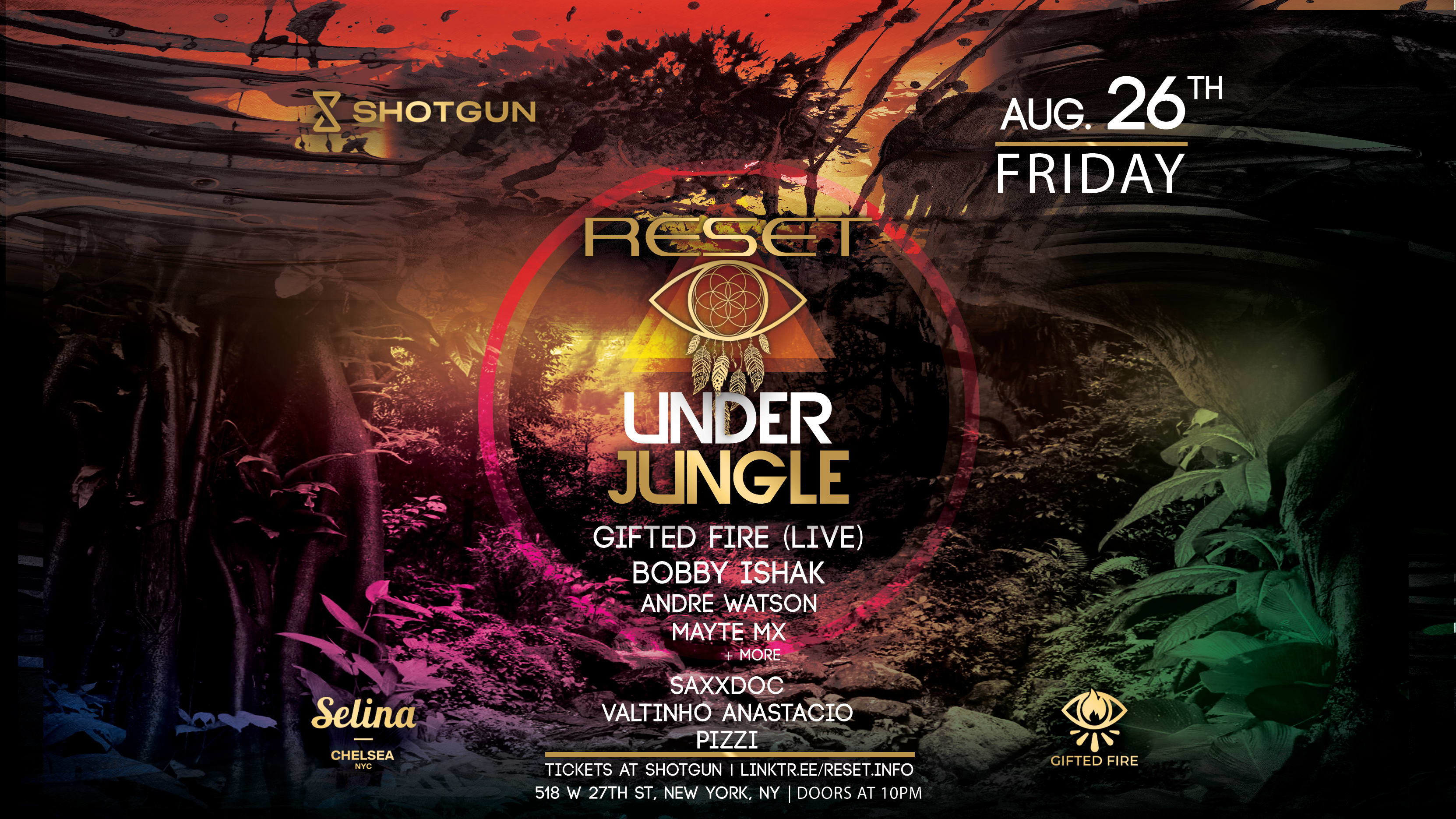 Reset | Under Jungle | Gifted Fire Live | Bobby Ishak + More