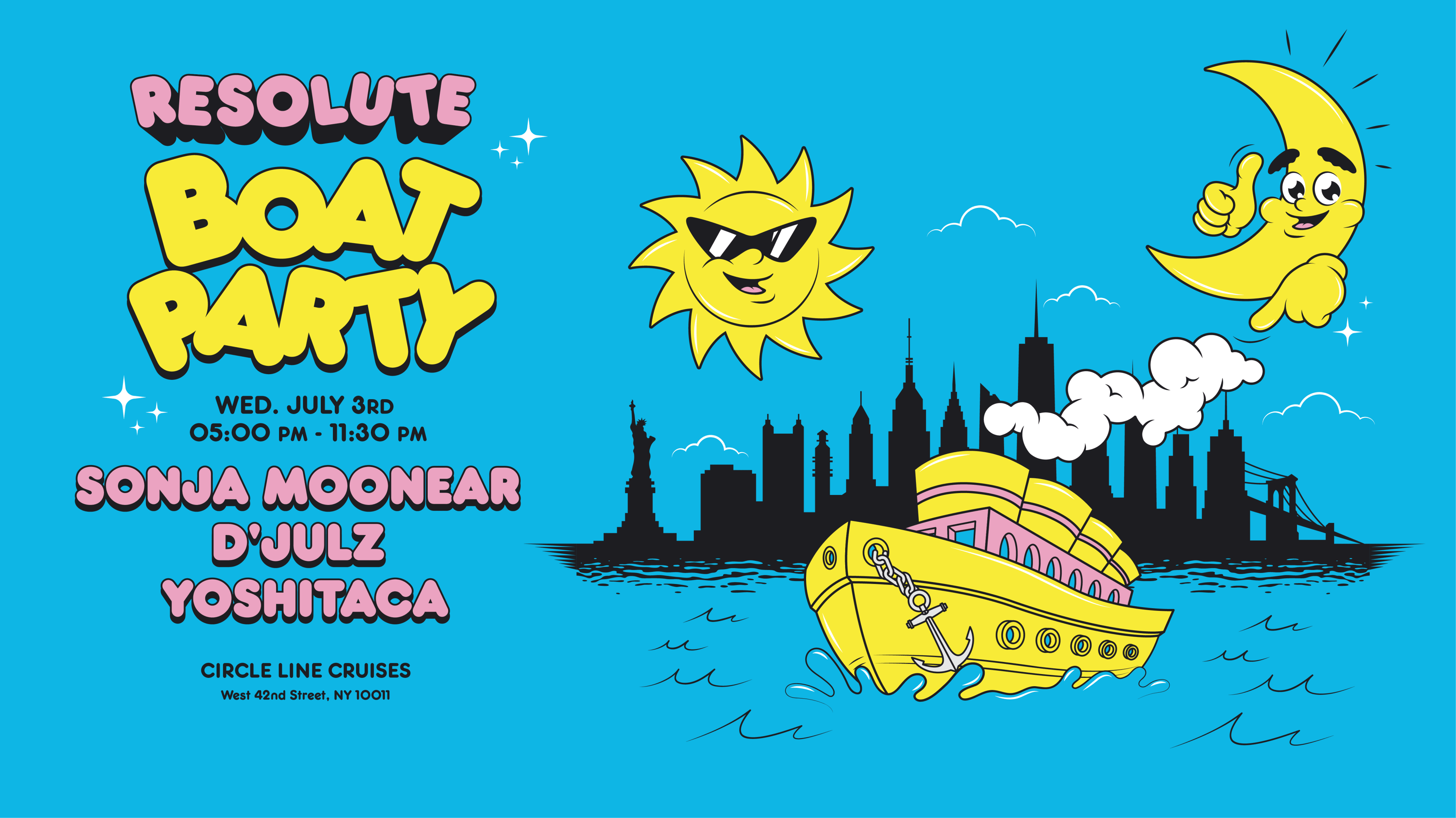 Sold Out / Resolute Annual July 3rd Boat Party