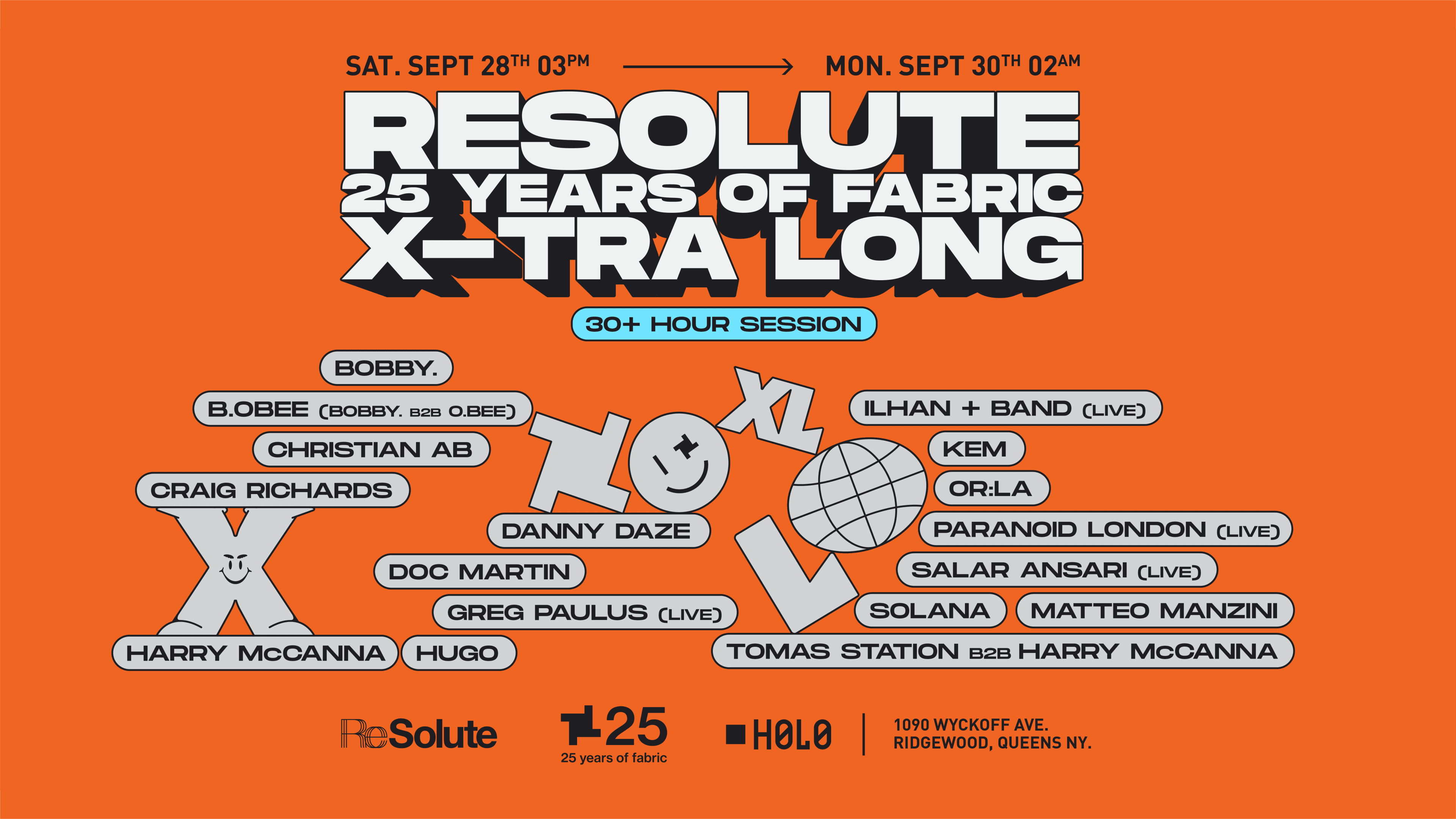 Resolute XL: 25 Years Of Fabric Around The World