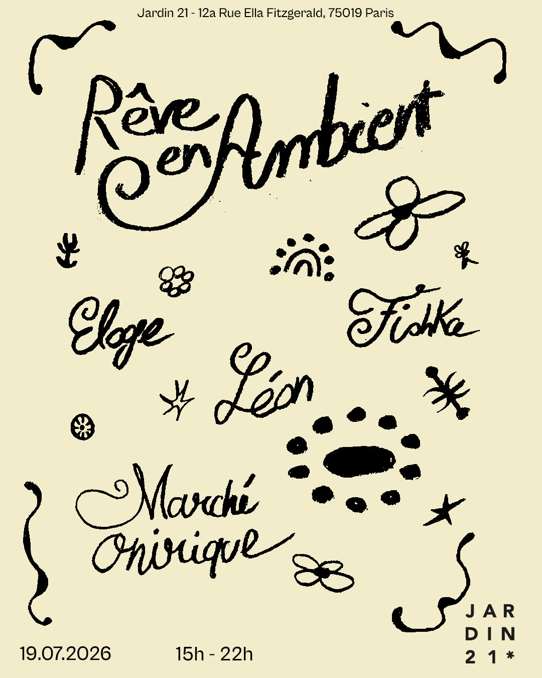 Rêve En Ambient X Jardin21 - Open Air