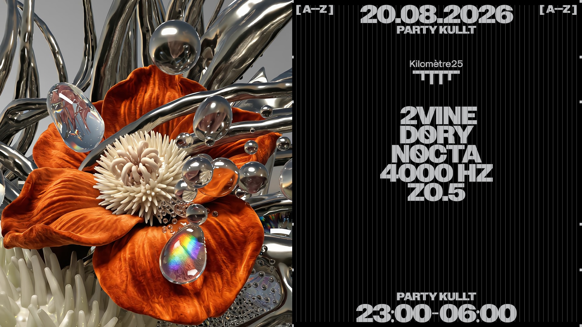 Party Kullt : 2vine - 4000 Hz - Nocta - Dory - Zo.5