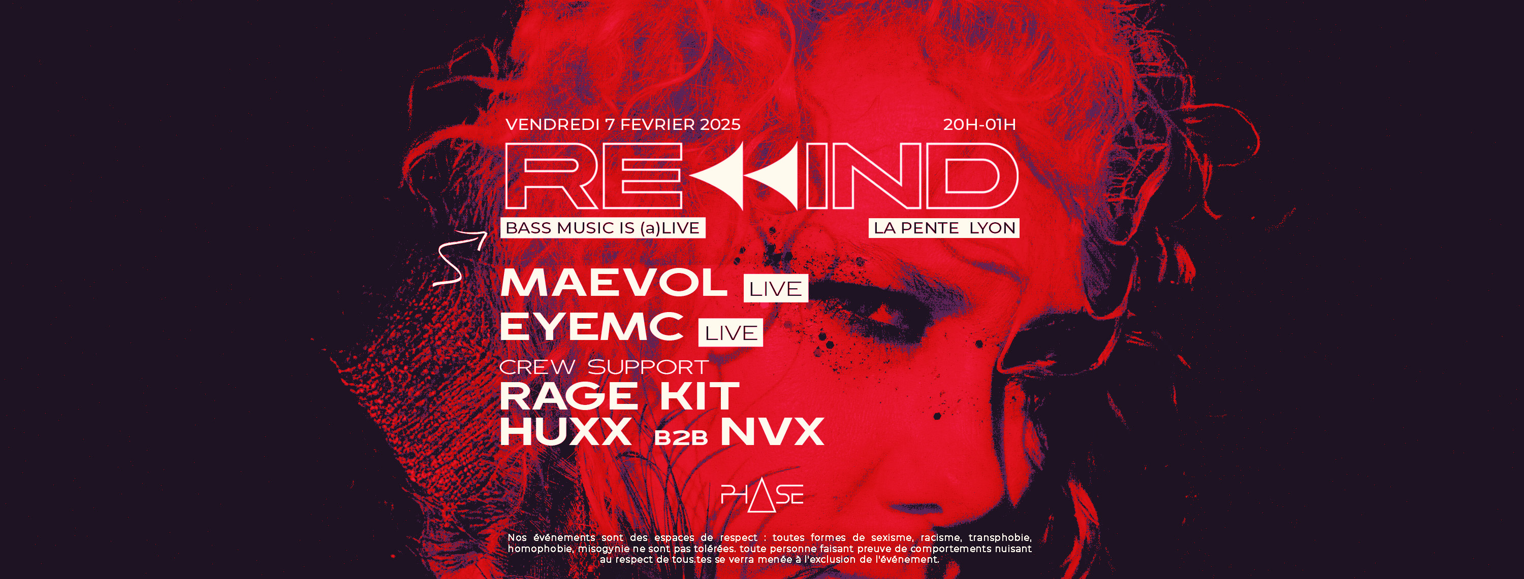 Rewind #4 W/ Maevol, Eyemc, Rage Kit, Huxx & Nvx