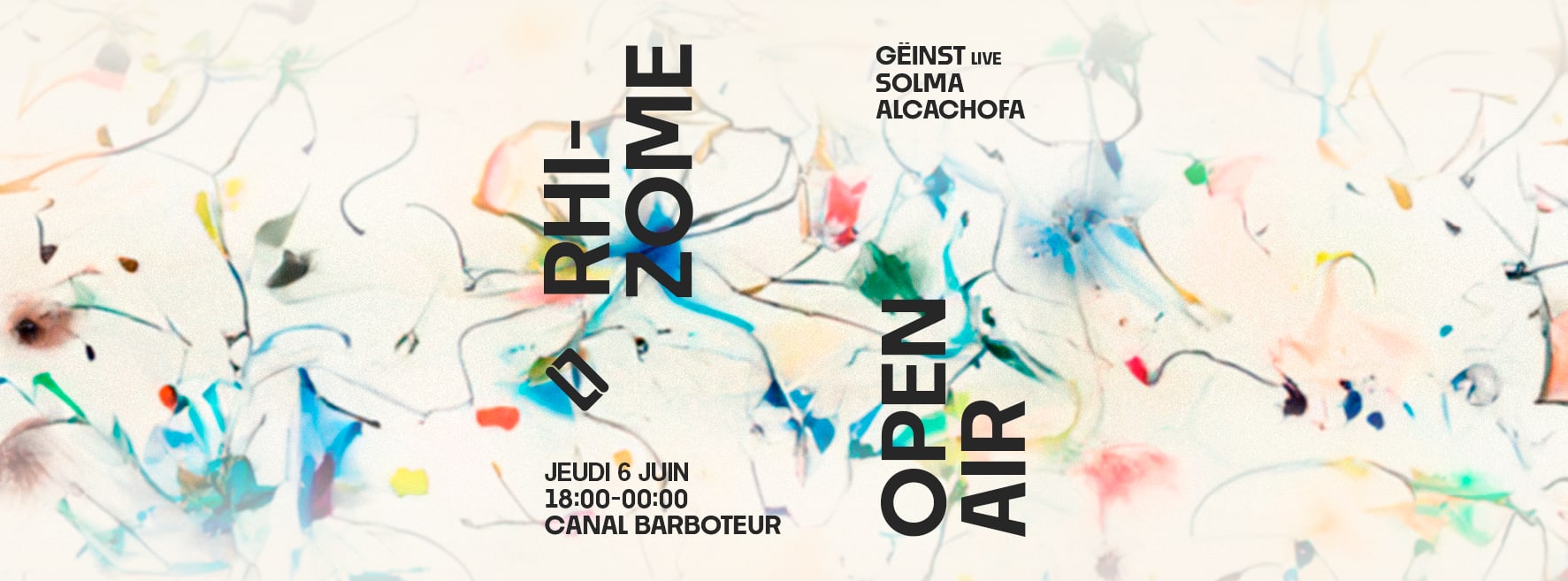 Rhizome Open Air : Gëinst, Solma, Alcachofa
