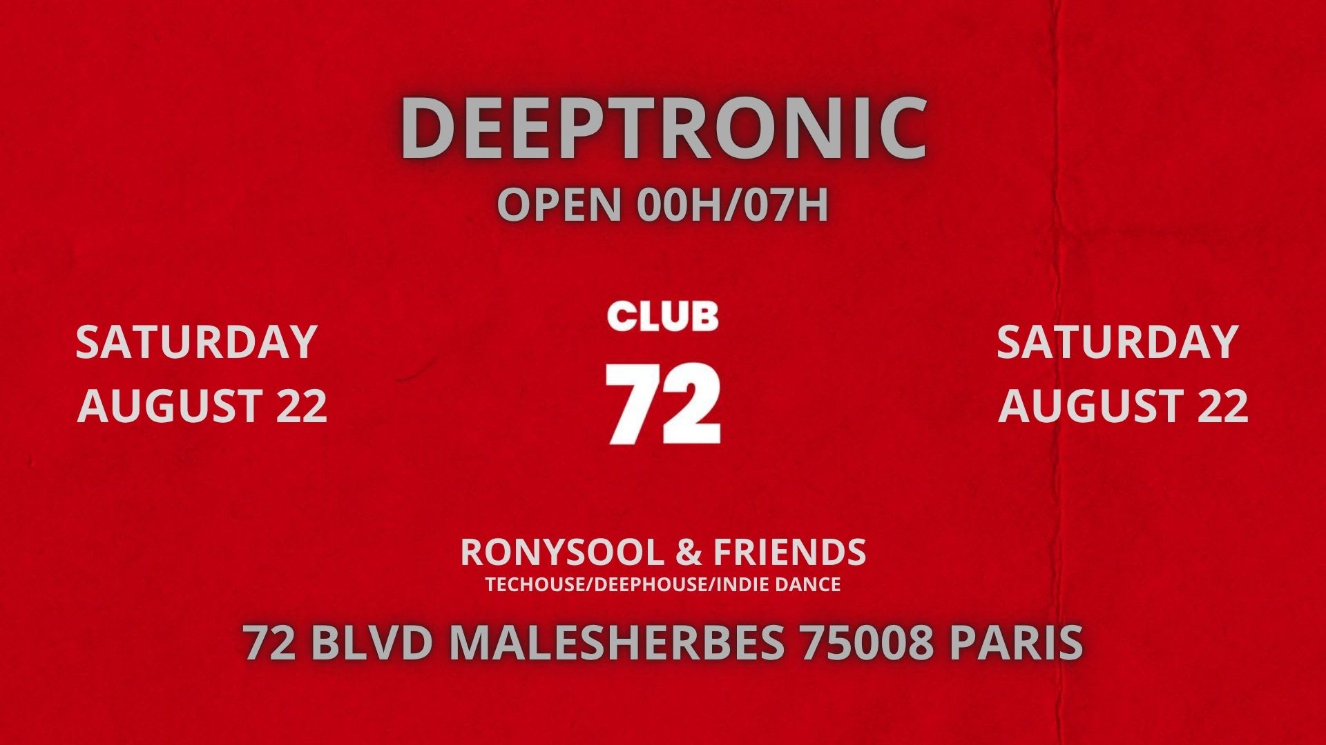 Deeptronic_After Party@Club72_Paris8