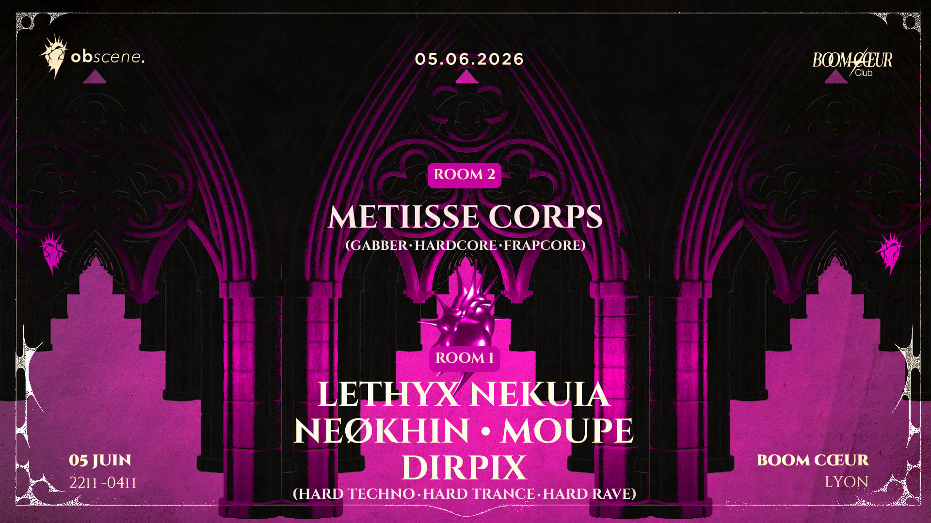 Obscene : Lethyx Nekuia - Moupe - Neøkhin - Dirpix