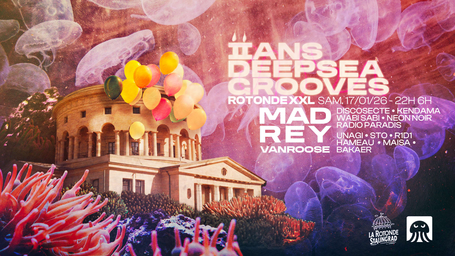 Places Dispo A L'entree - 2 Ans Deepsea Grooves