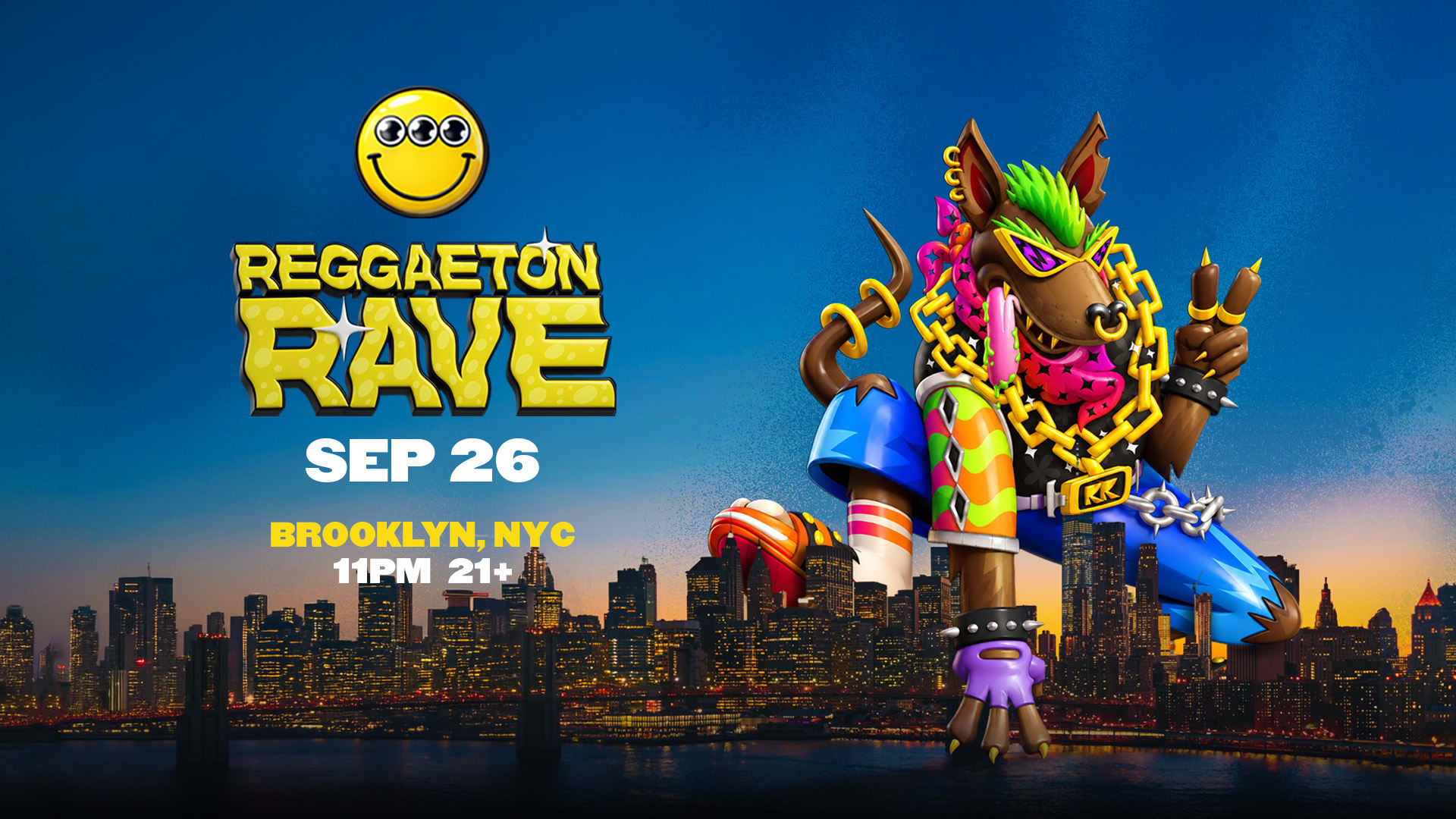 Reggaeton Rave | 10pm Fully Indoors (21+)