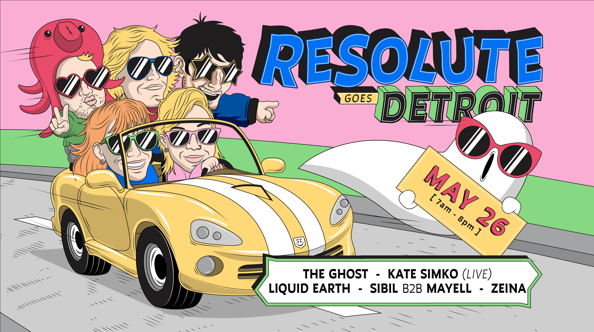 Resolute Goes Detroit W/ The Ghost, Kate Simko Live + More
