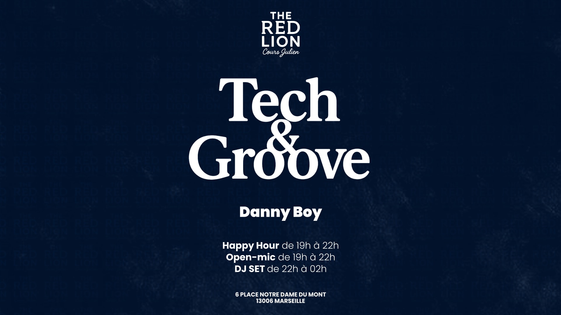 Tech & Groove | Red Lion Cours Julien