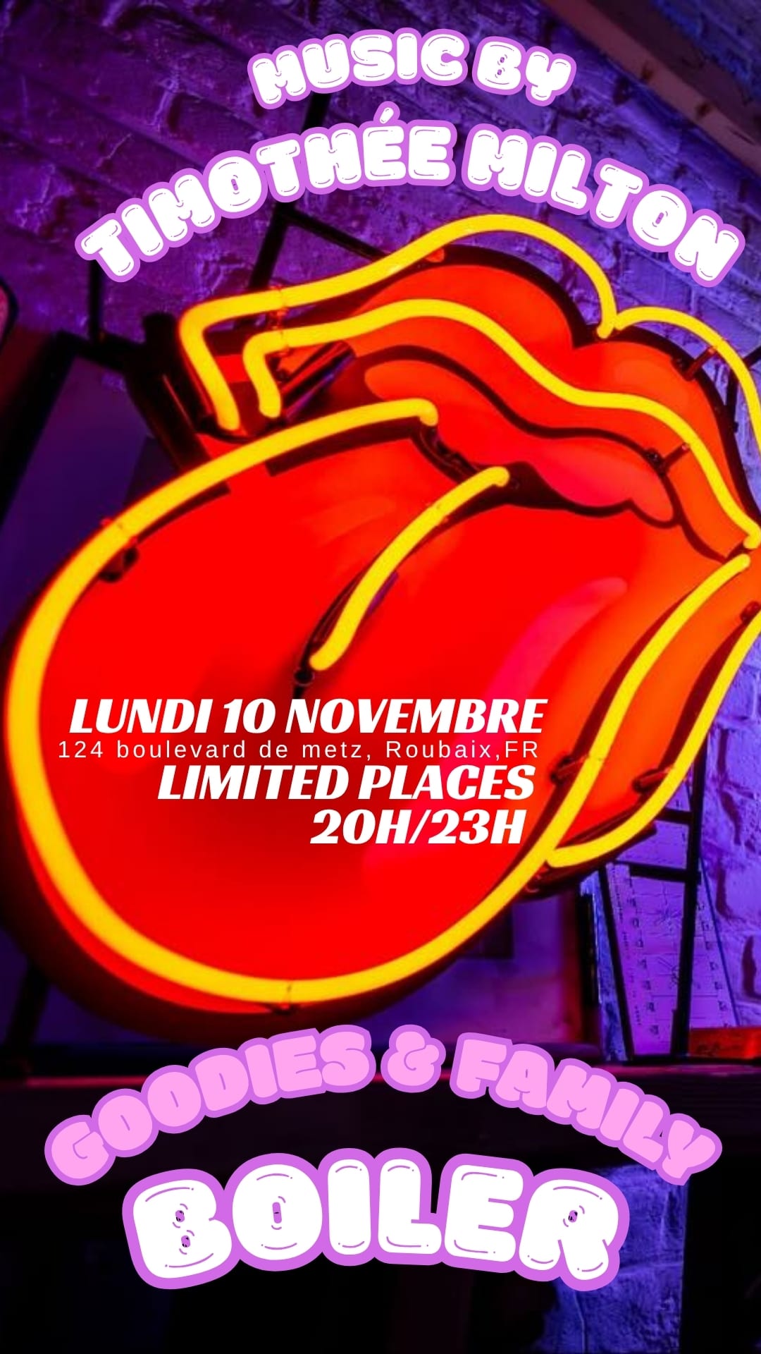 Boiler House Disco X Goodies Family France
