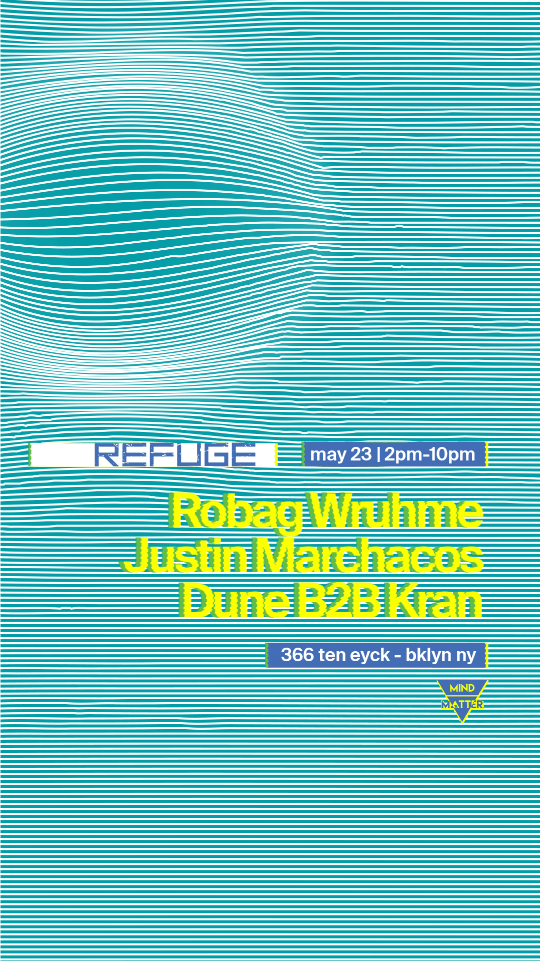Robag Wruhme / Justin Marchacos / Dune B2b Kran