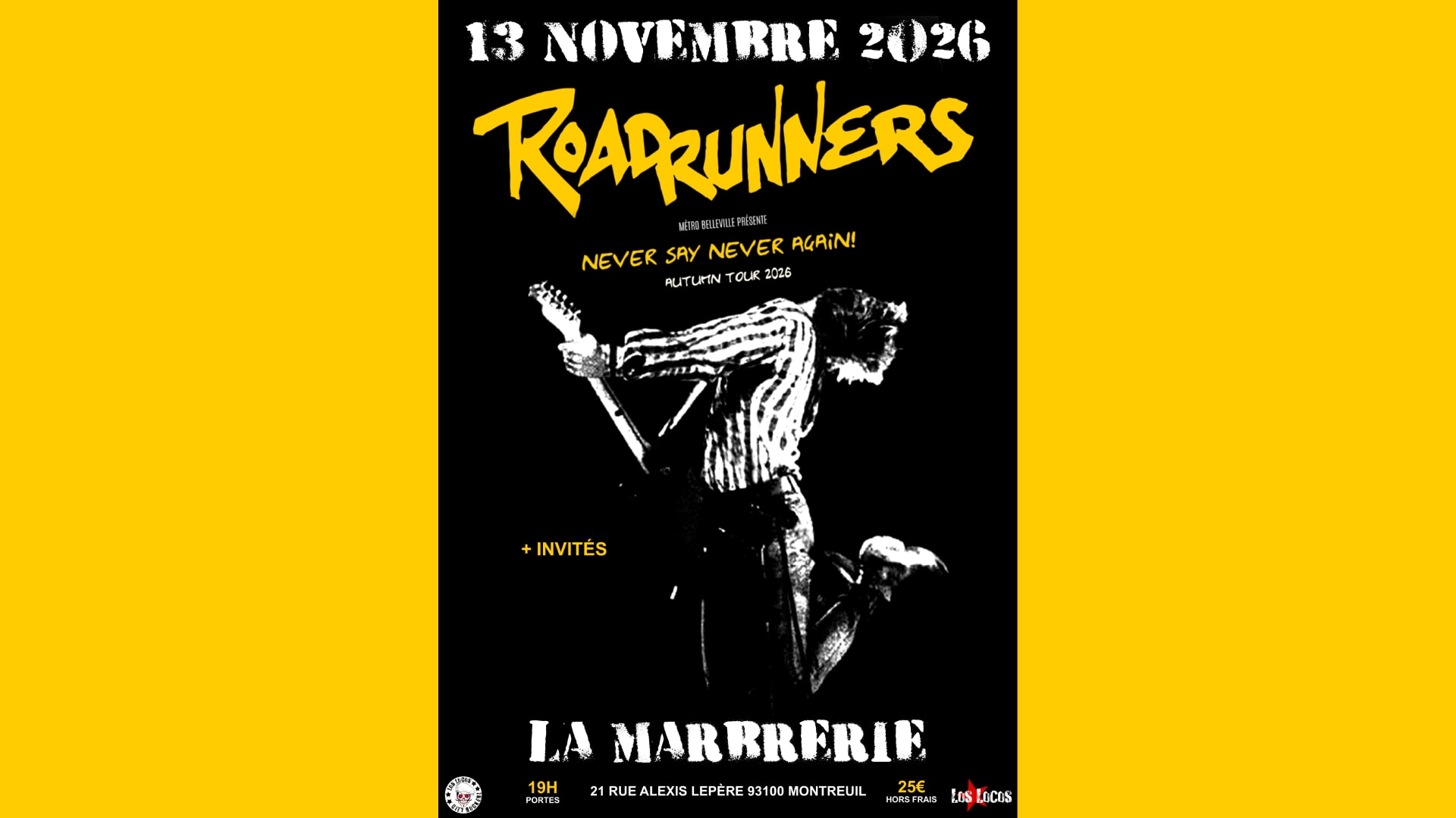 Roadrunners À La Marbrerie À Montreuil