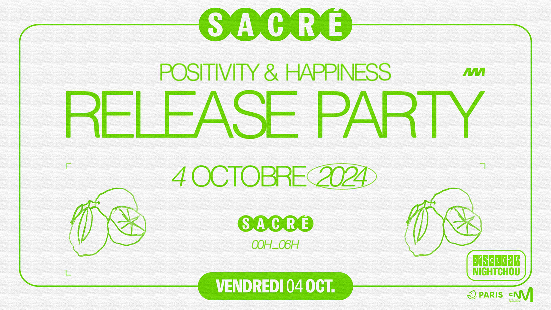 Sacré Présente : Amsem Positivity & Happiness Release Party