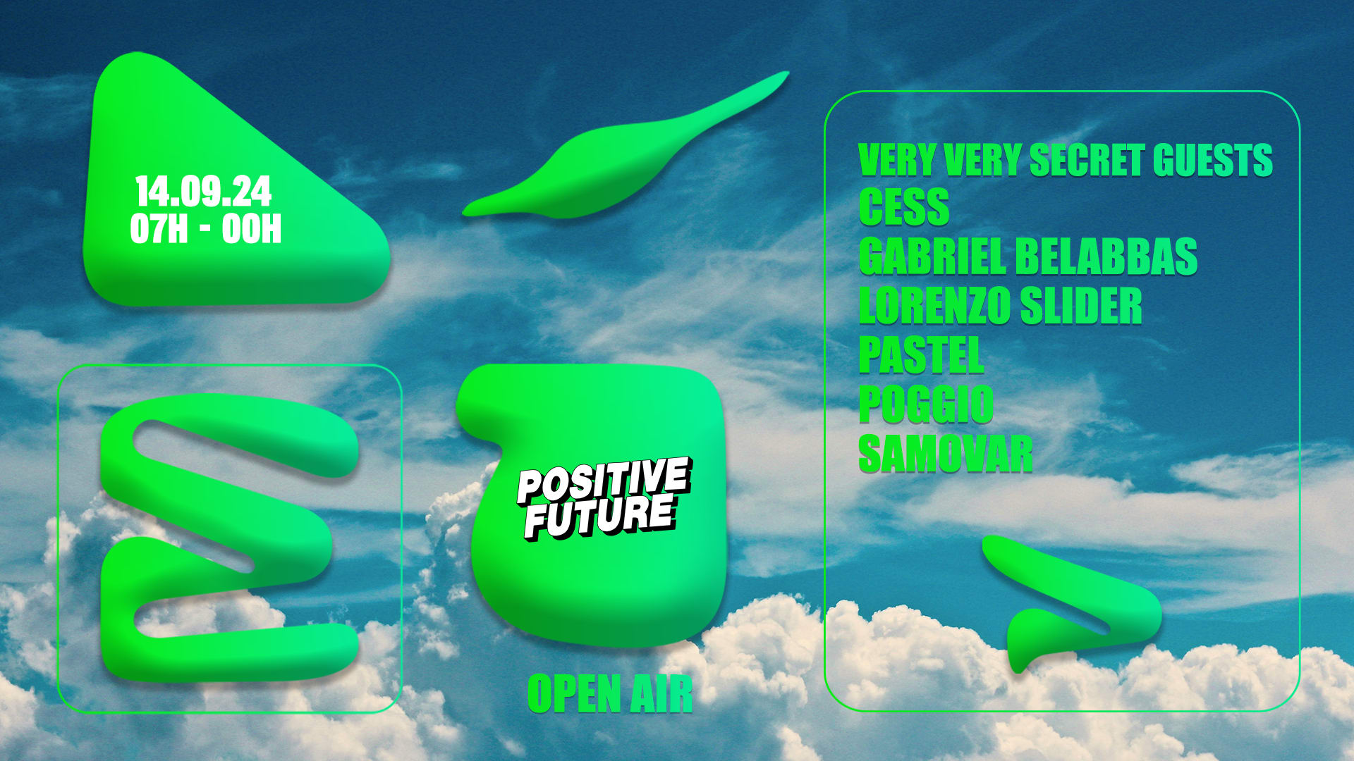 Positive Future X Eden : All Day Party (17h Non-Stop)