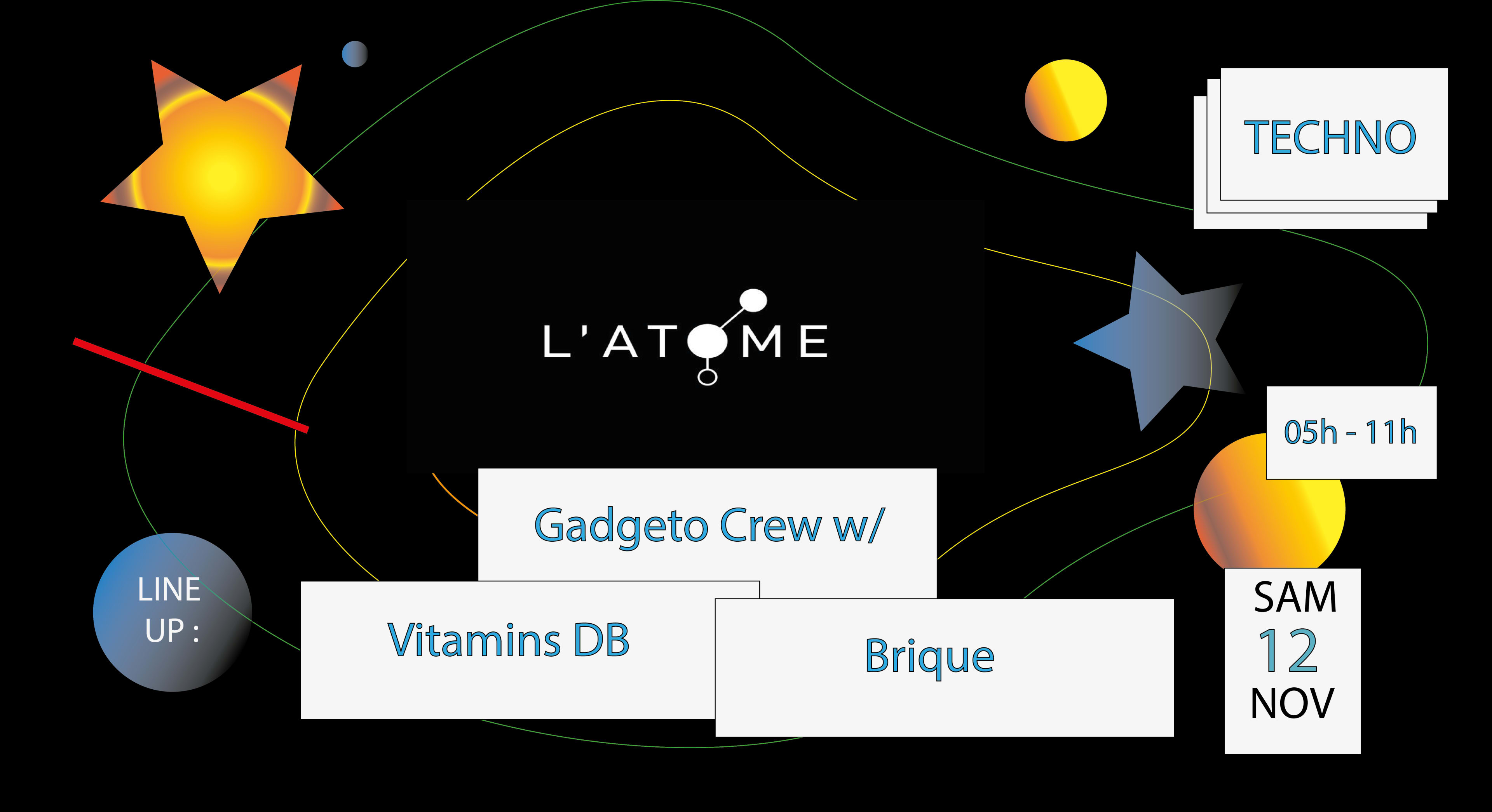 After Techno L'atome #234 W/ Vitamins Db & Brique