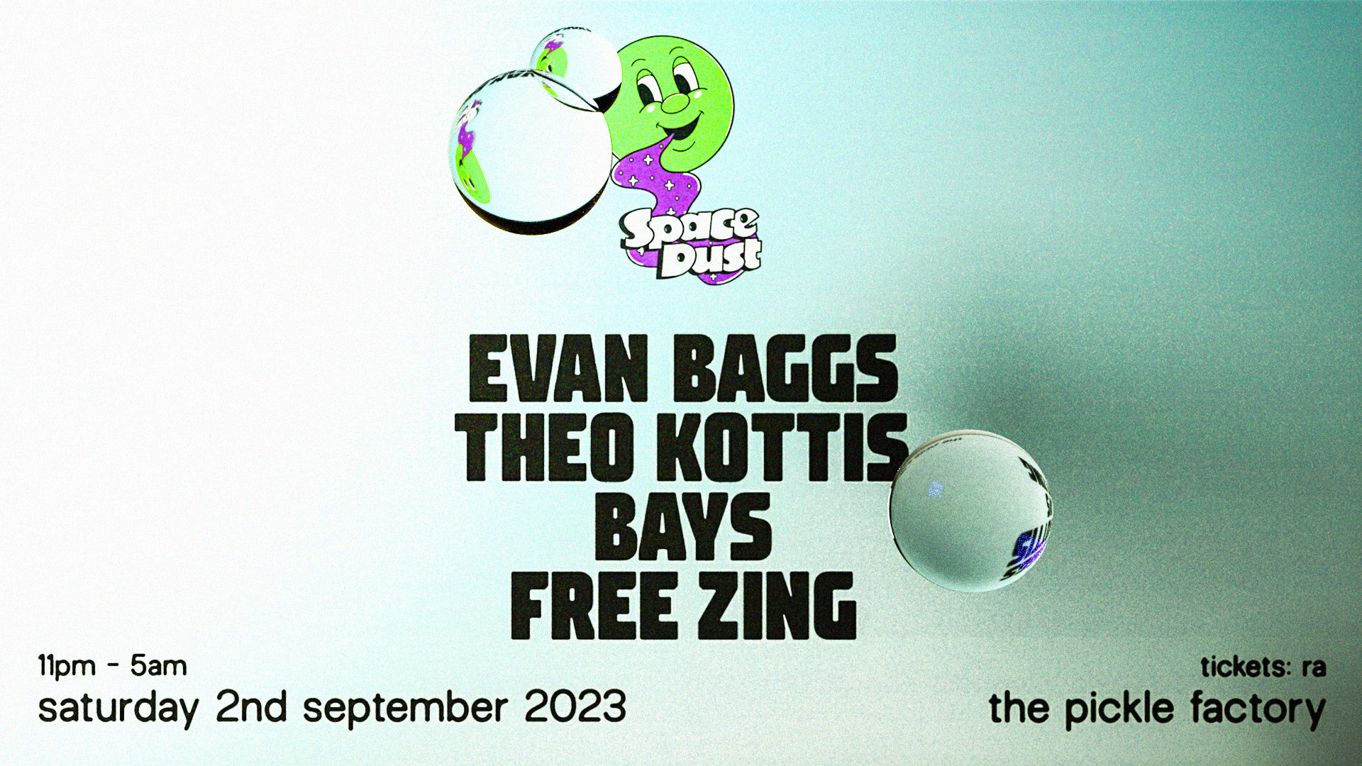 Space Dust: Evan Baggs, Theo Kottis, Bays, Free Zing