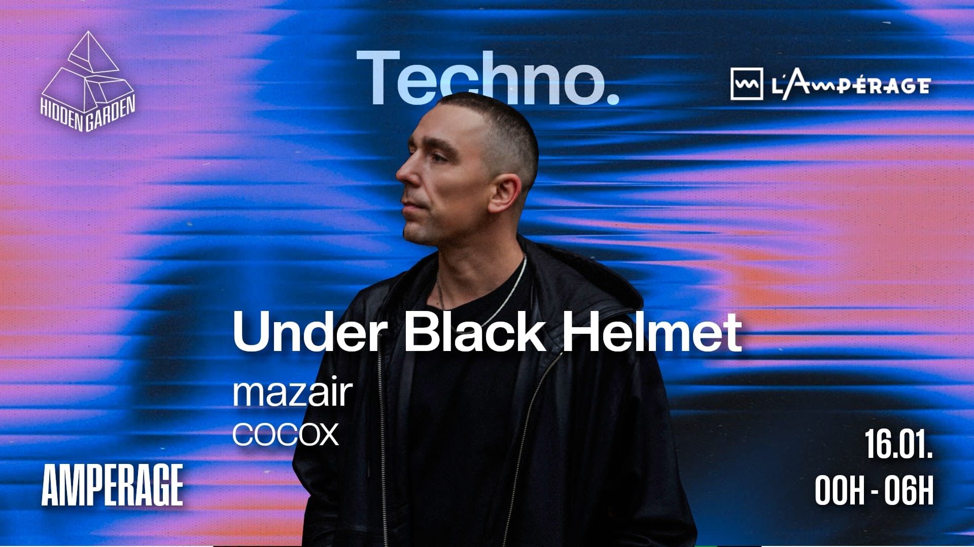 Hidden Garden Invite Under Black Helmet & Mazair