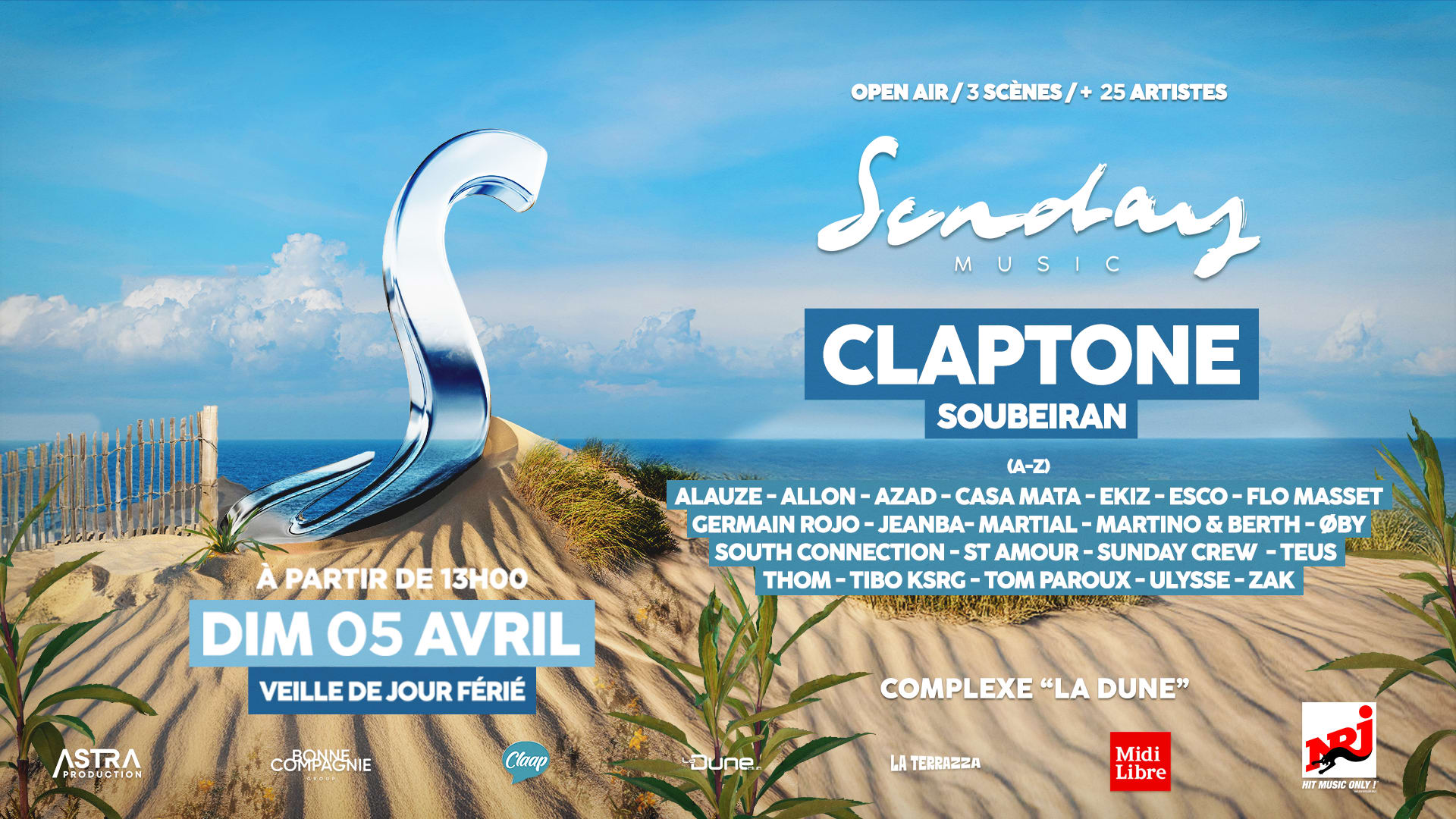Sunday Music X La Dune Club X Terrazza - 05.04.26