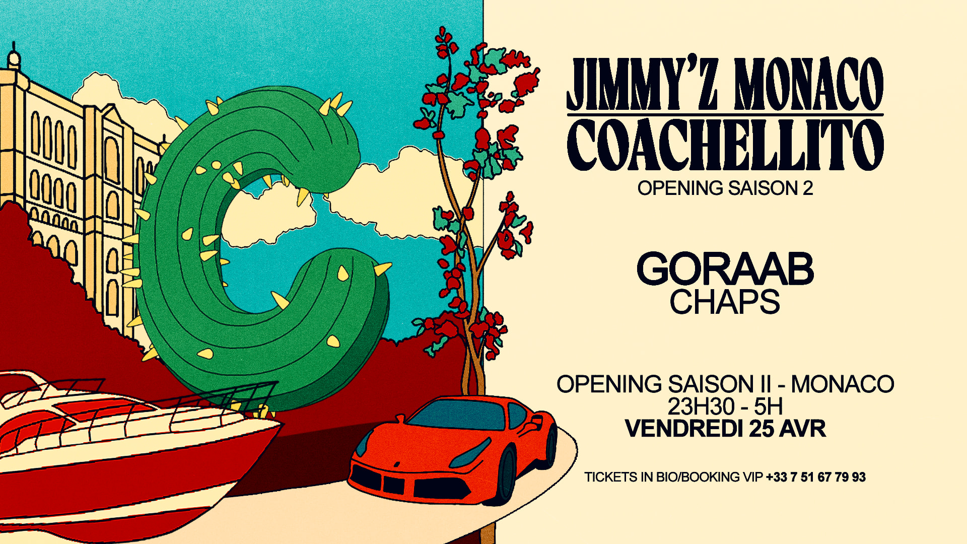 Coachellito & Jimmy'z Monaco - Opening Saison II