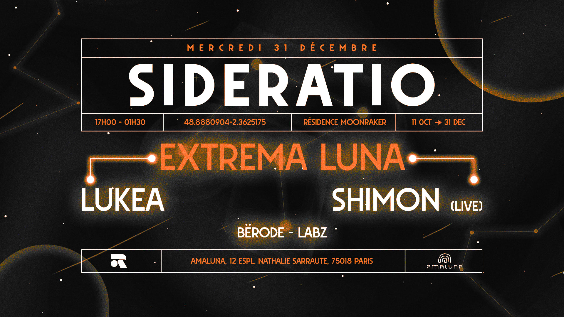 Sideratio - Extrema Luna : Lukea & Shimon (Live)
