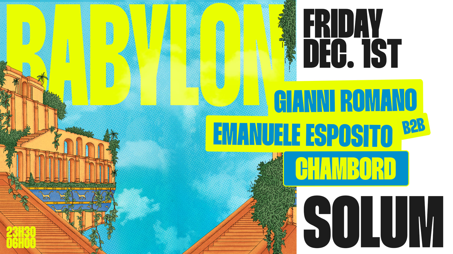 Babylon - Solum - Esposito B2b Gianni Romano / Chambord