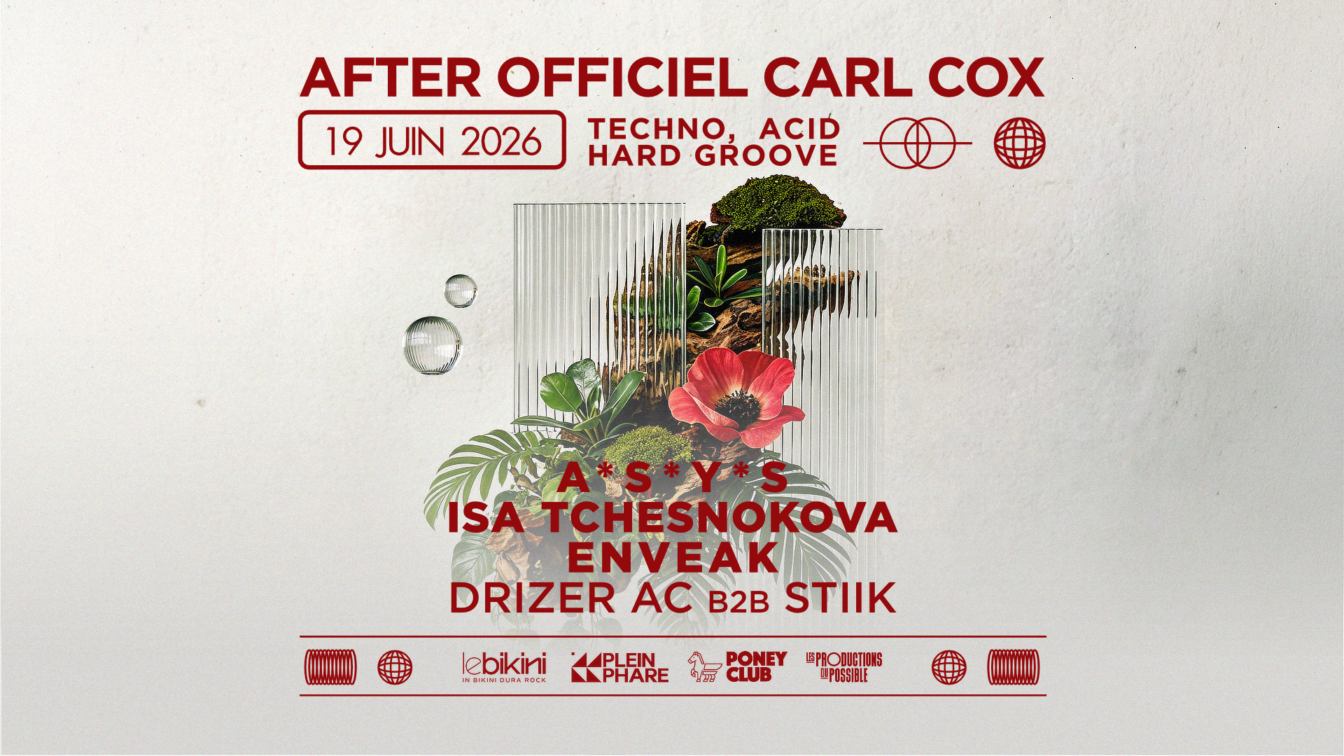 After Officiel Carl Cox - Le Bikini - *Entrée Gratuite