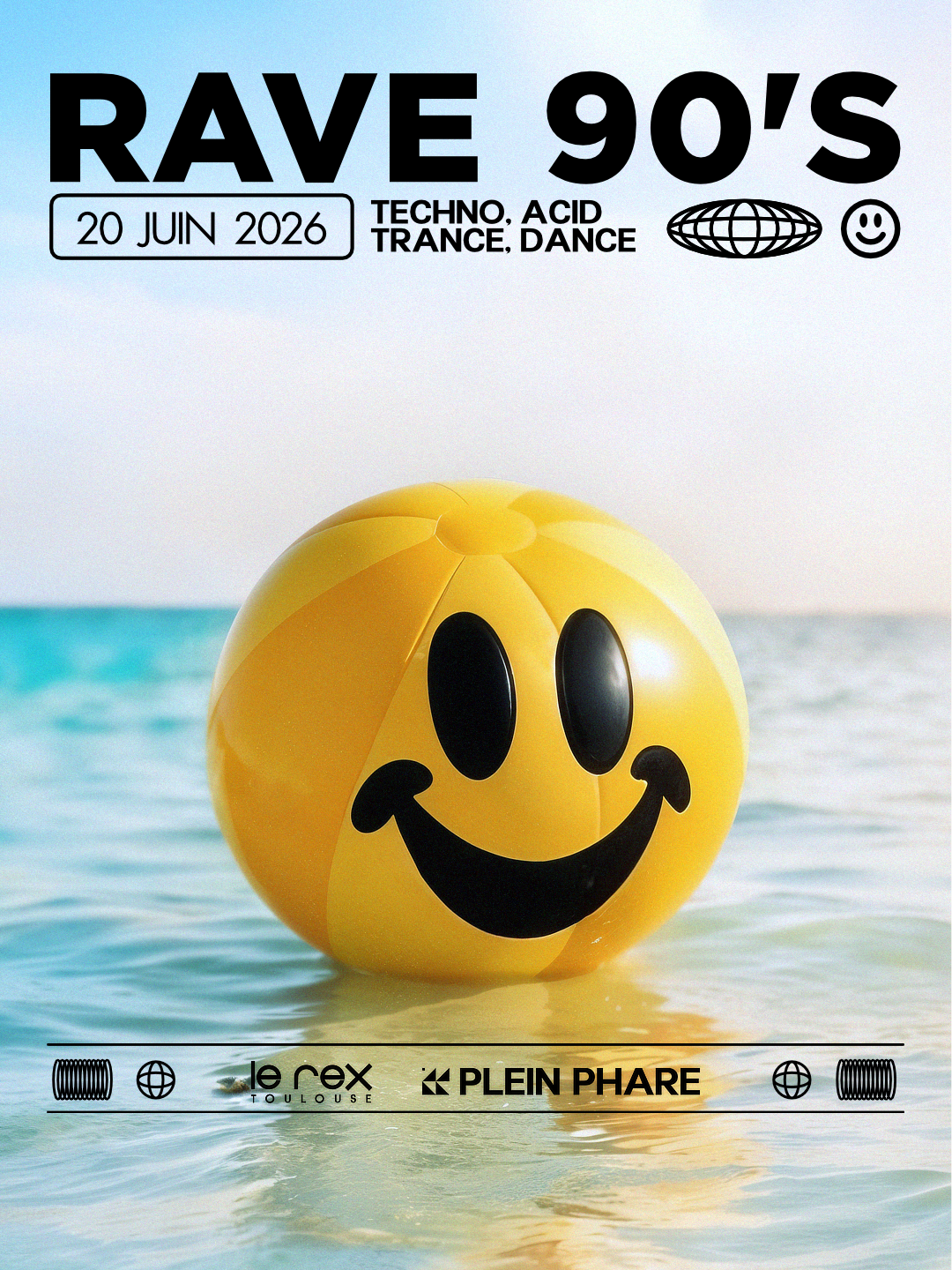 Rave 90's - Plein Phare - Entrée Gratuite*