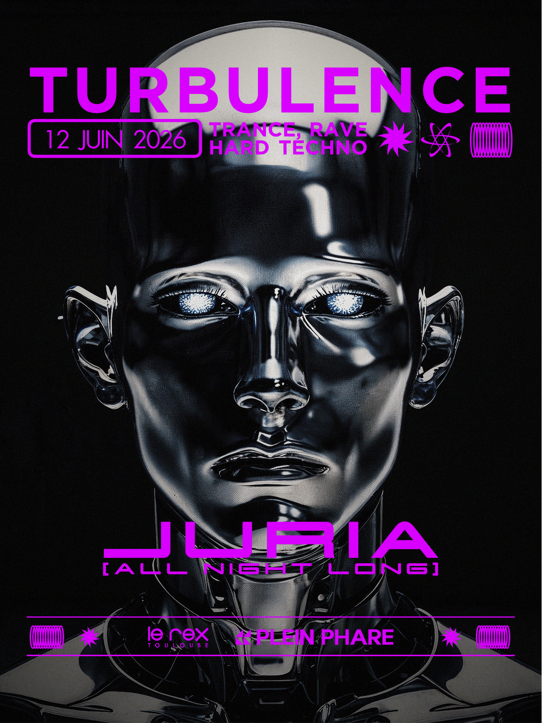 Turbulence Inv. Juria All Night Long *Entrée Gratuite