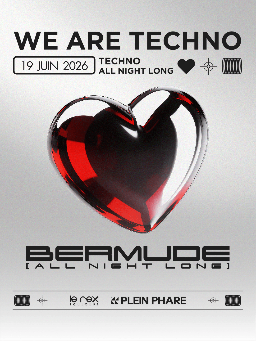 We Are Techno Inv. Bermude All Night Long *Entrée Gratuite
