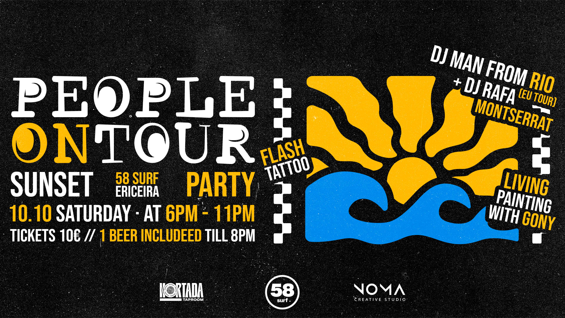People On Tour Sunset Party