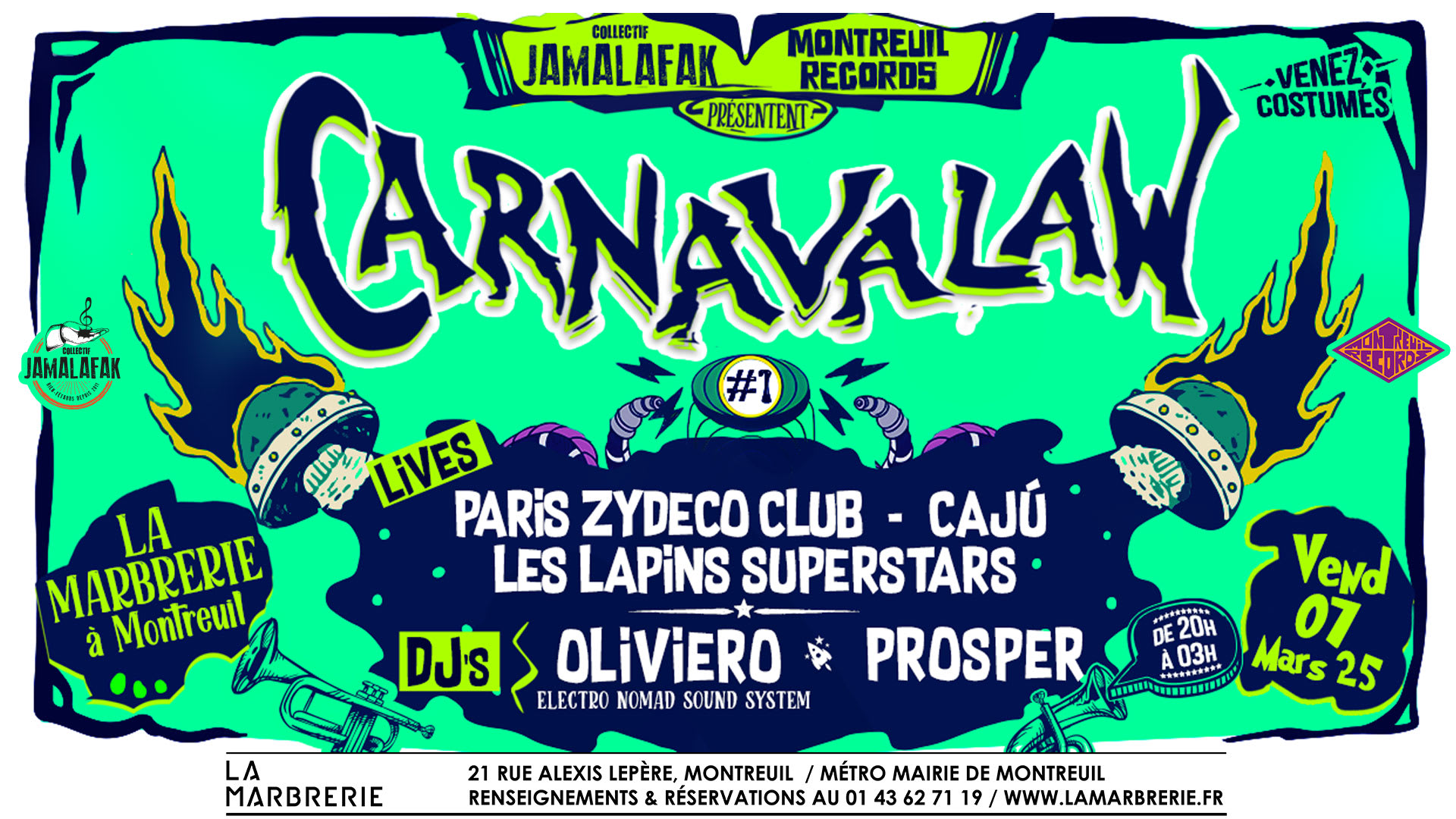 Le Carnarvalaw #1 – Collectif Jamalafak & Montreuil Records