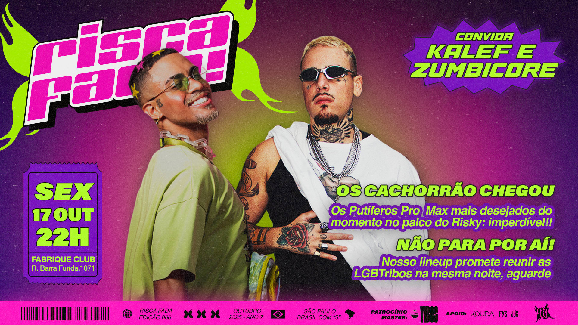 Baile Do Risca Fada Convida Kalef E Zumbicore