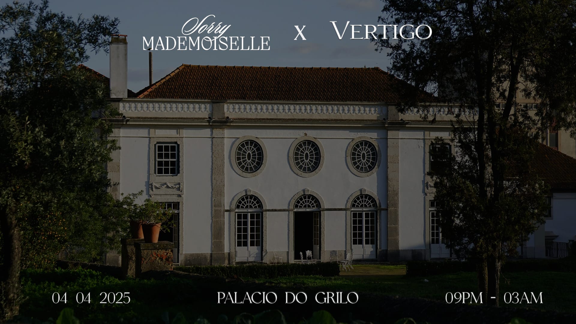 Sorry Mademoiselle X Vertigo - At The Palace With Rbør