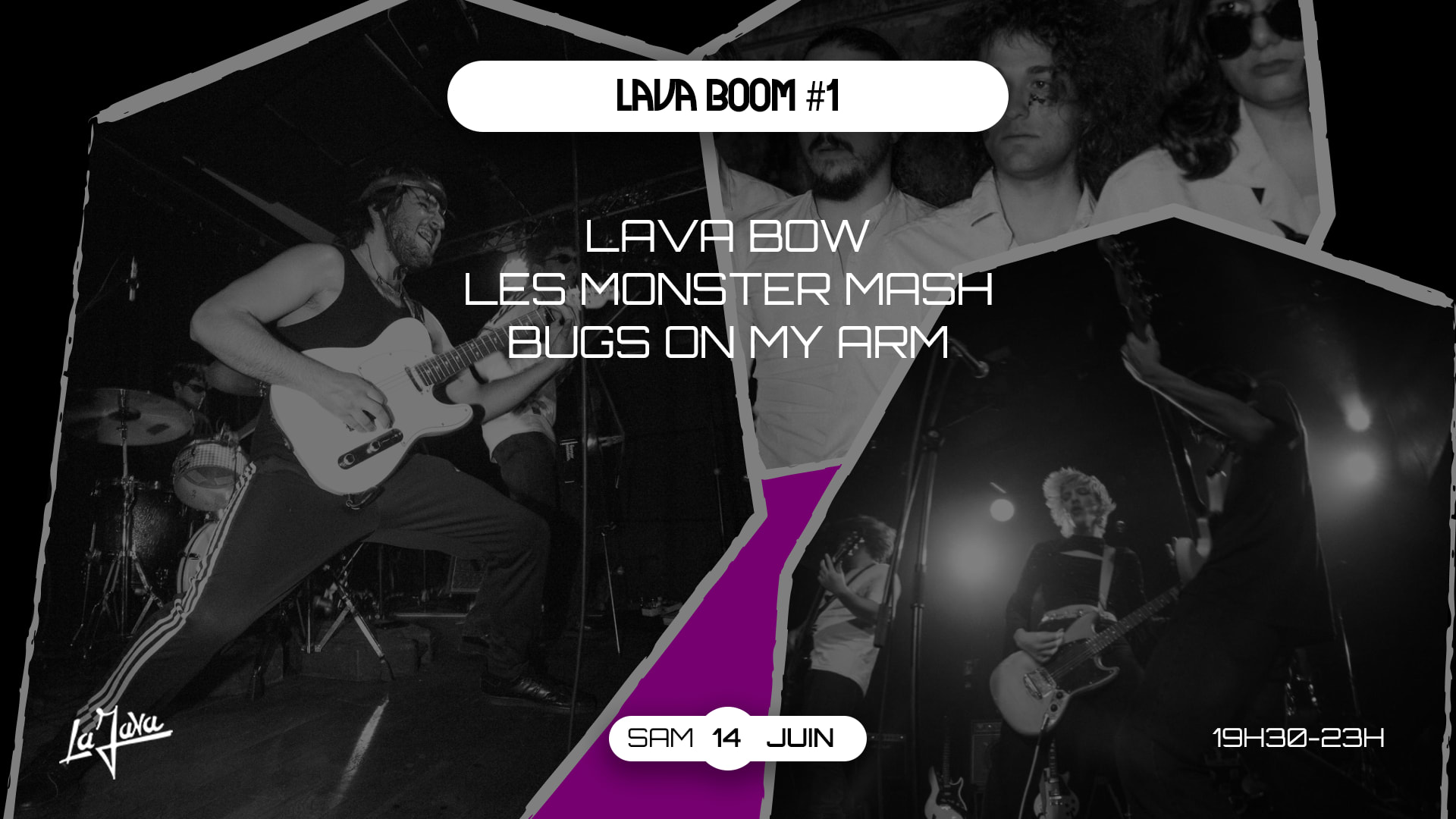 Lava Boom : Lava Bow, Bugs On My Arm, Monday Sparks