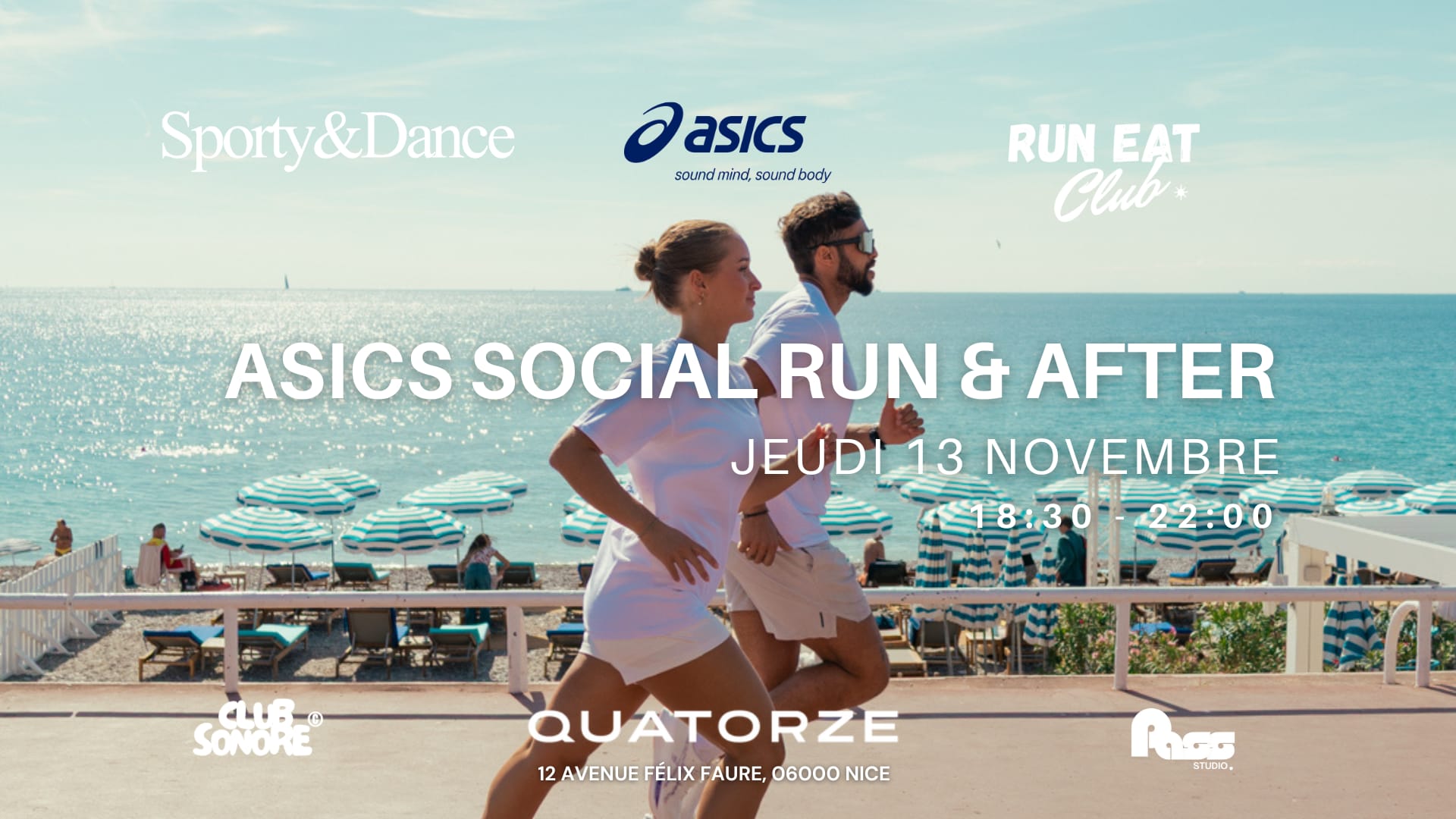Sporty&Danse X Quatorze Running X Run Eat Club