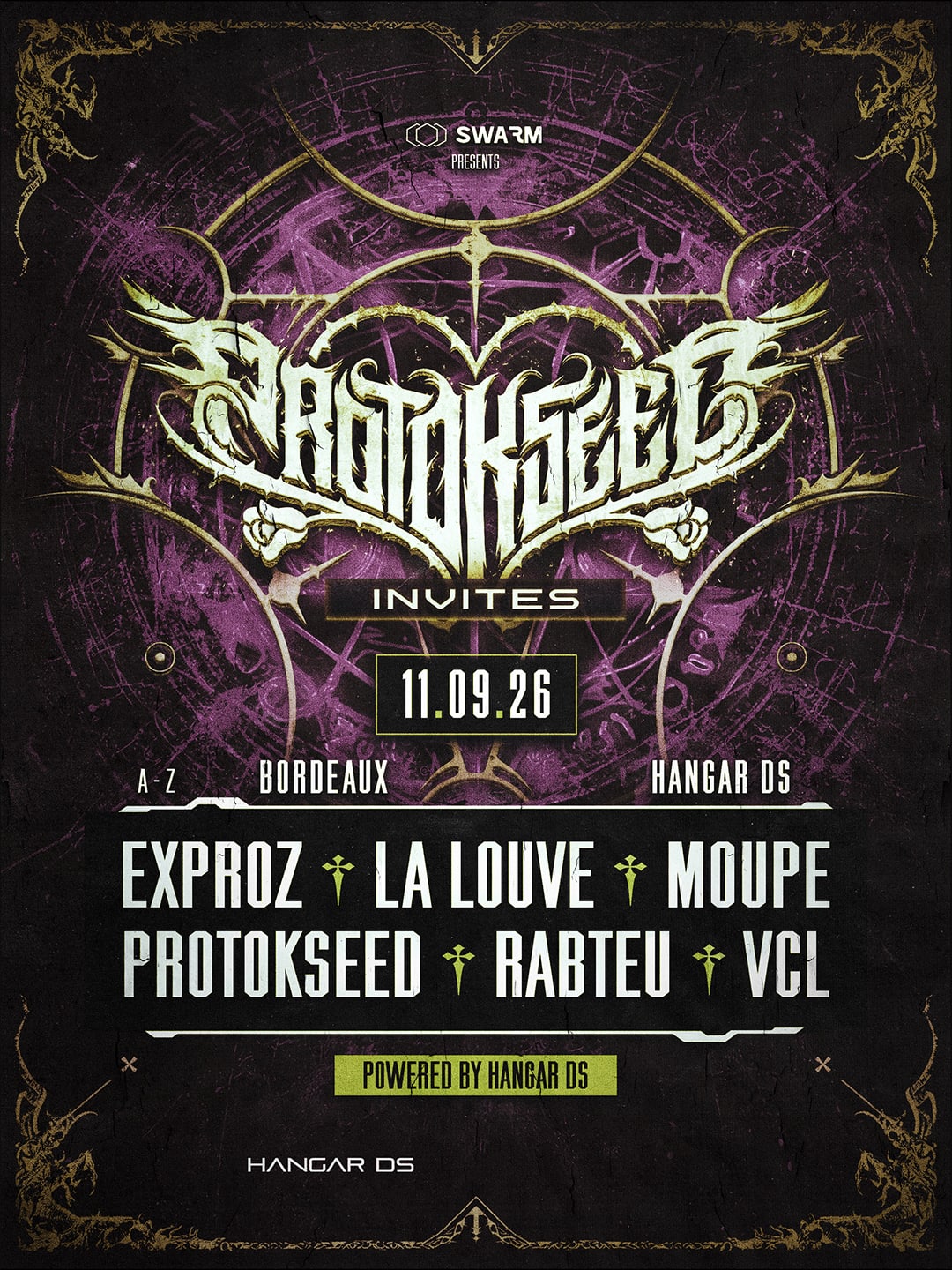 Protokseed Invites : Exproz, La Louve, Moupe, Rabteu, Vcl
