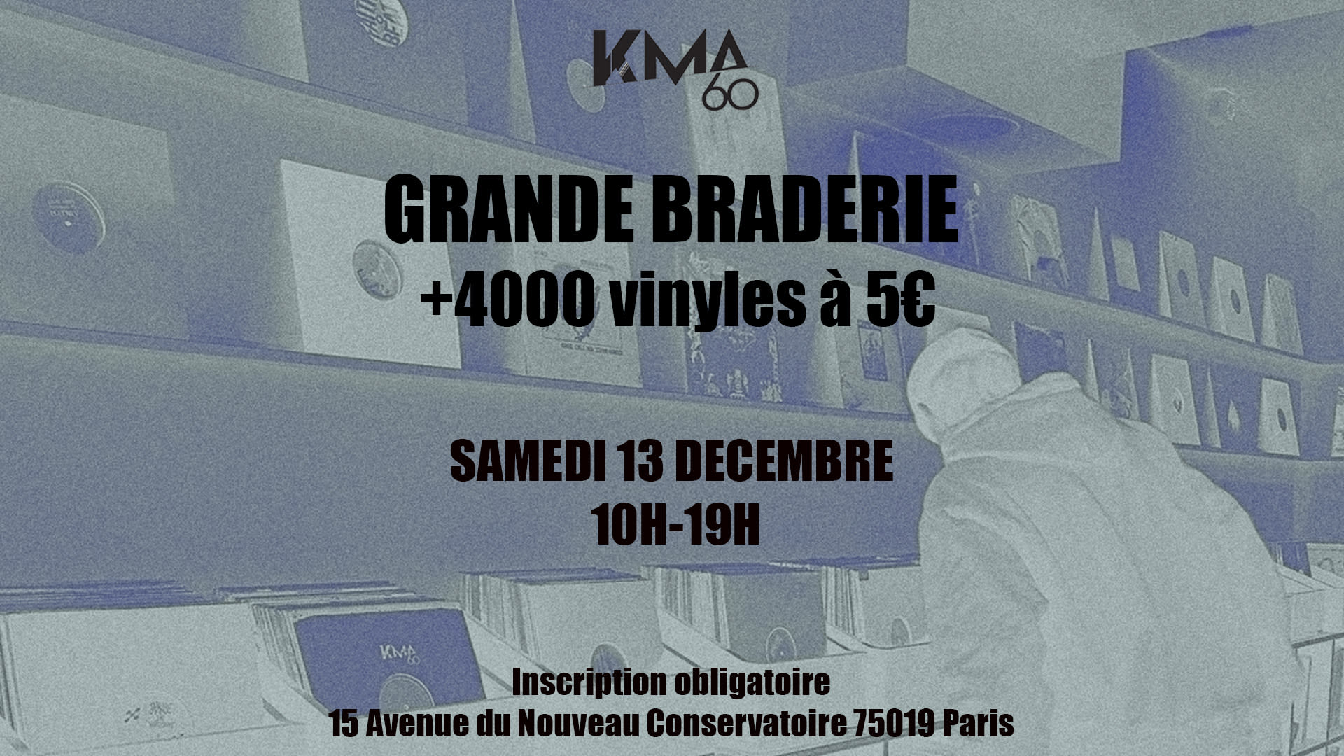 Kma60 - Grande Braderie +4k Vinyles À 5 Euros