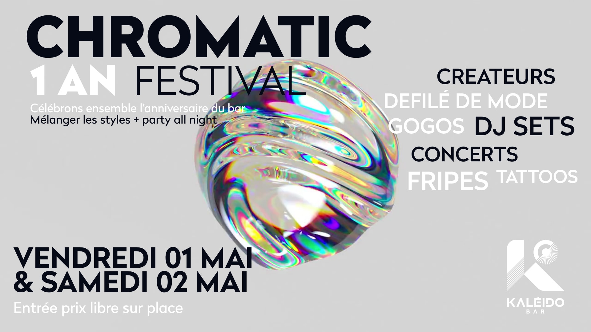 Chromatic Festival / 1 An Du Kaleido Bar