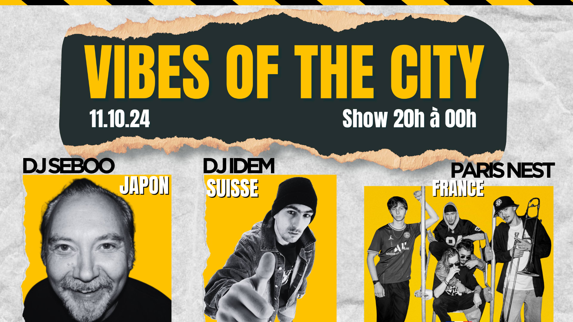 Vibes Of The City • Djs Idem & Seboo • Paris Nest