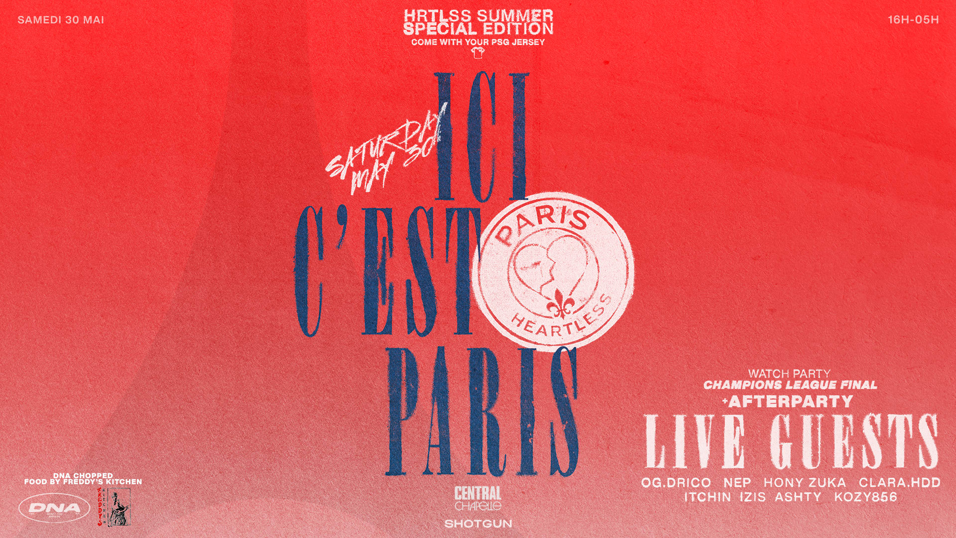 Hrtlss Summer Edition "Ici C'est Paris" - Central Chapelle