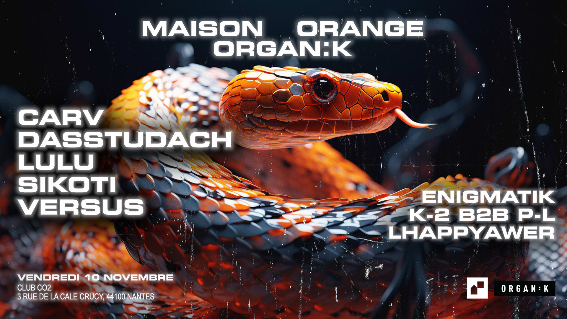 Maison Orange X Organ:K | Co2 Club [10.11.23]
