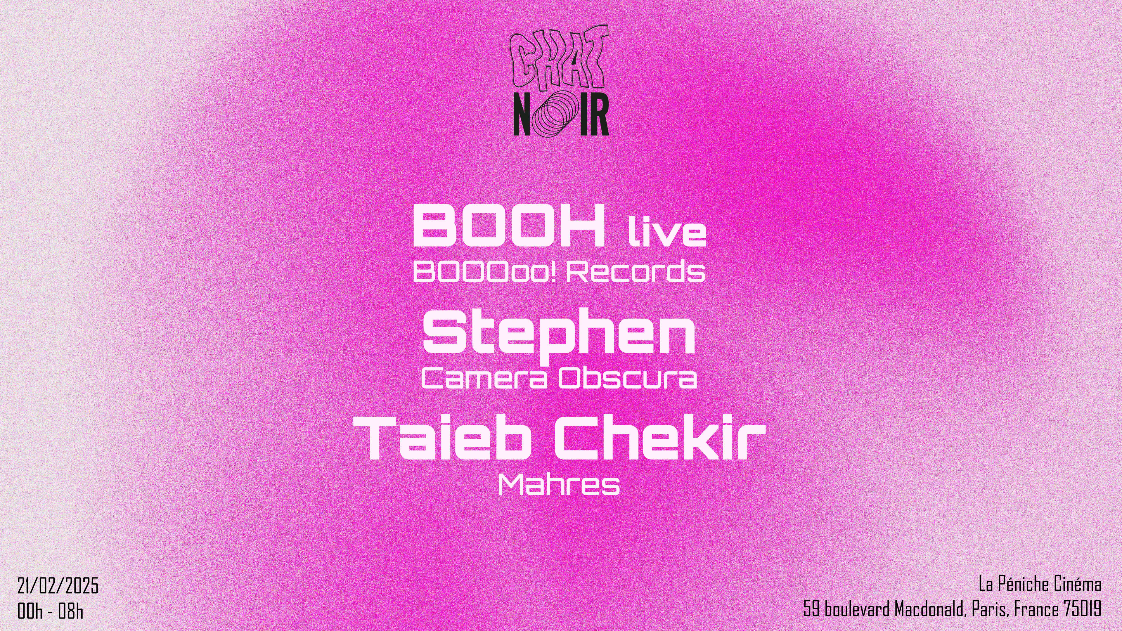 Chat Noir Invite Booh (Live), Stephen, Taieb Chekir